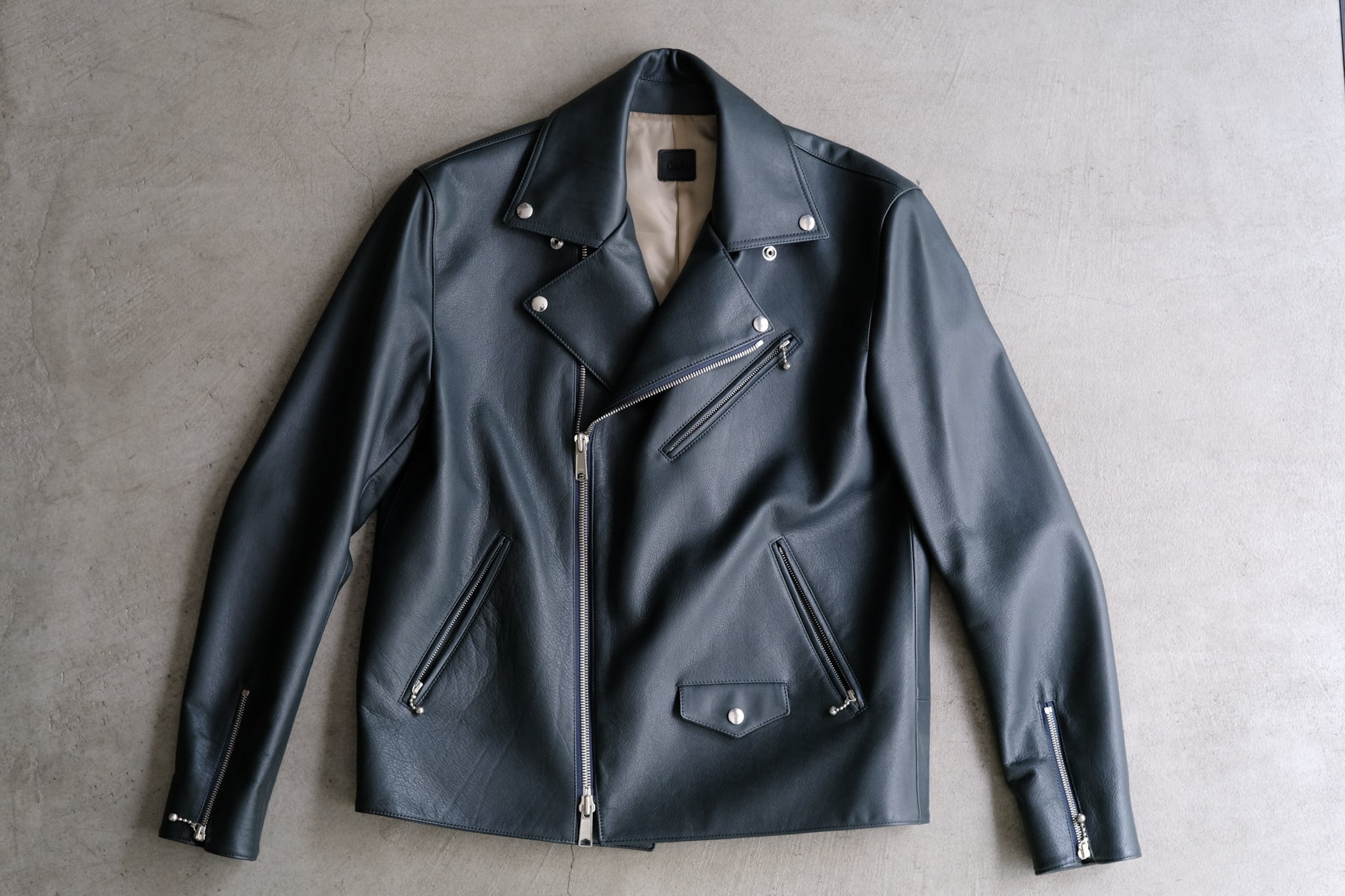 ライダースジャケット レザージャケット イタリア産 HORUS 牛革 本革