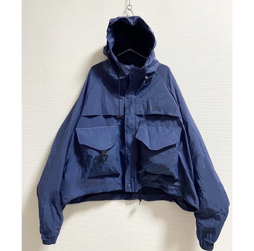 90s 〜 00s columbia pfg pvc navy wading jacket | protocol