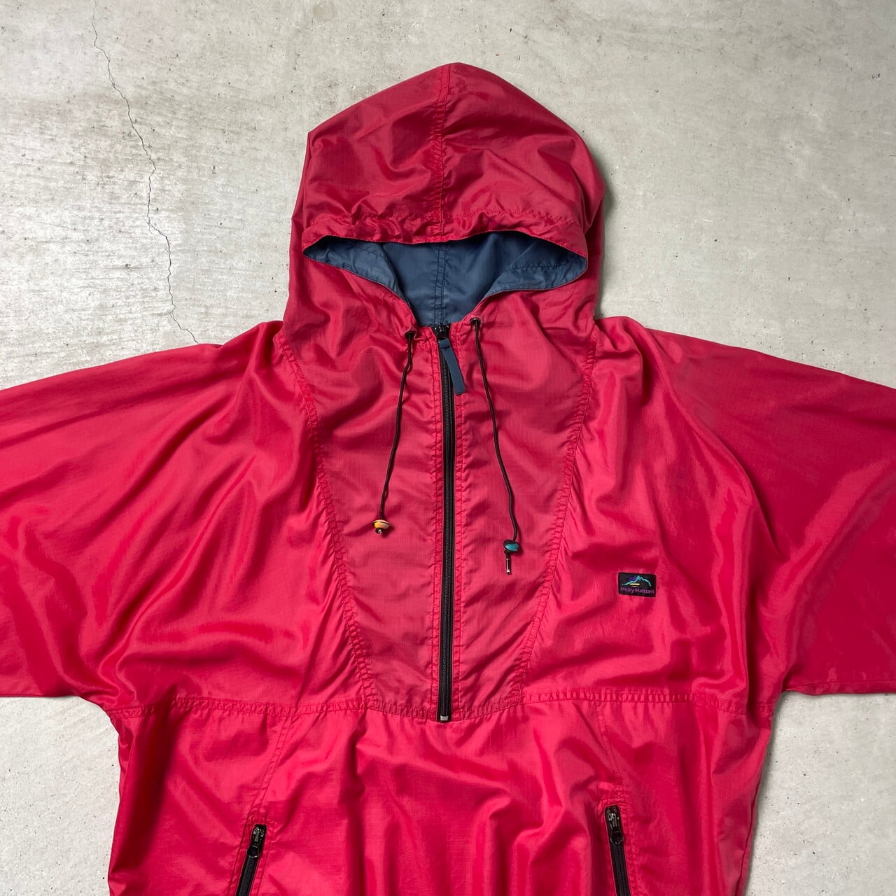 90年代 HELLY HANSEN ヘリーハンセン ハーフジップ アノラックパーカー