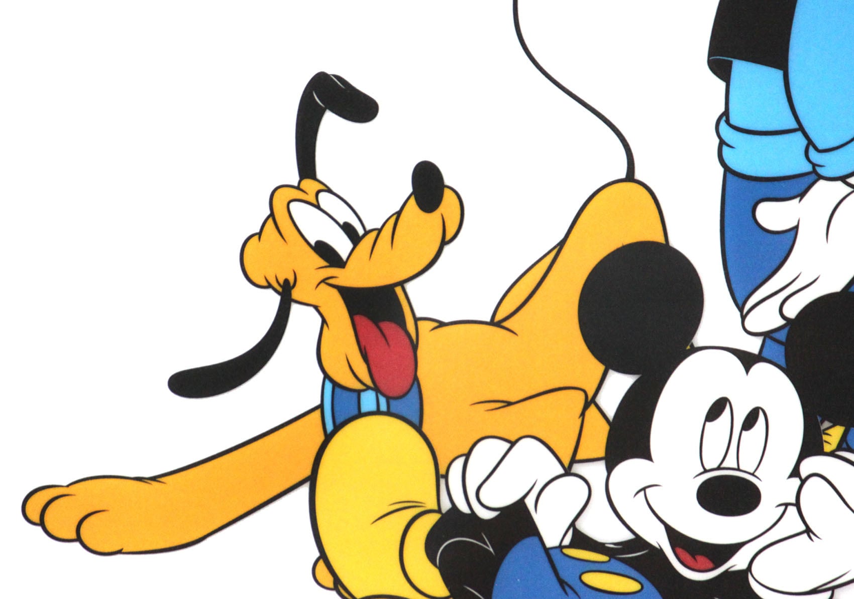 ディズニー セル画「ハヌカー ミッキー&ミニー」額縁2種選択可 展示用