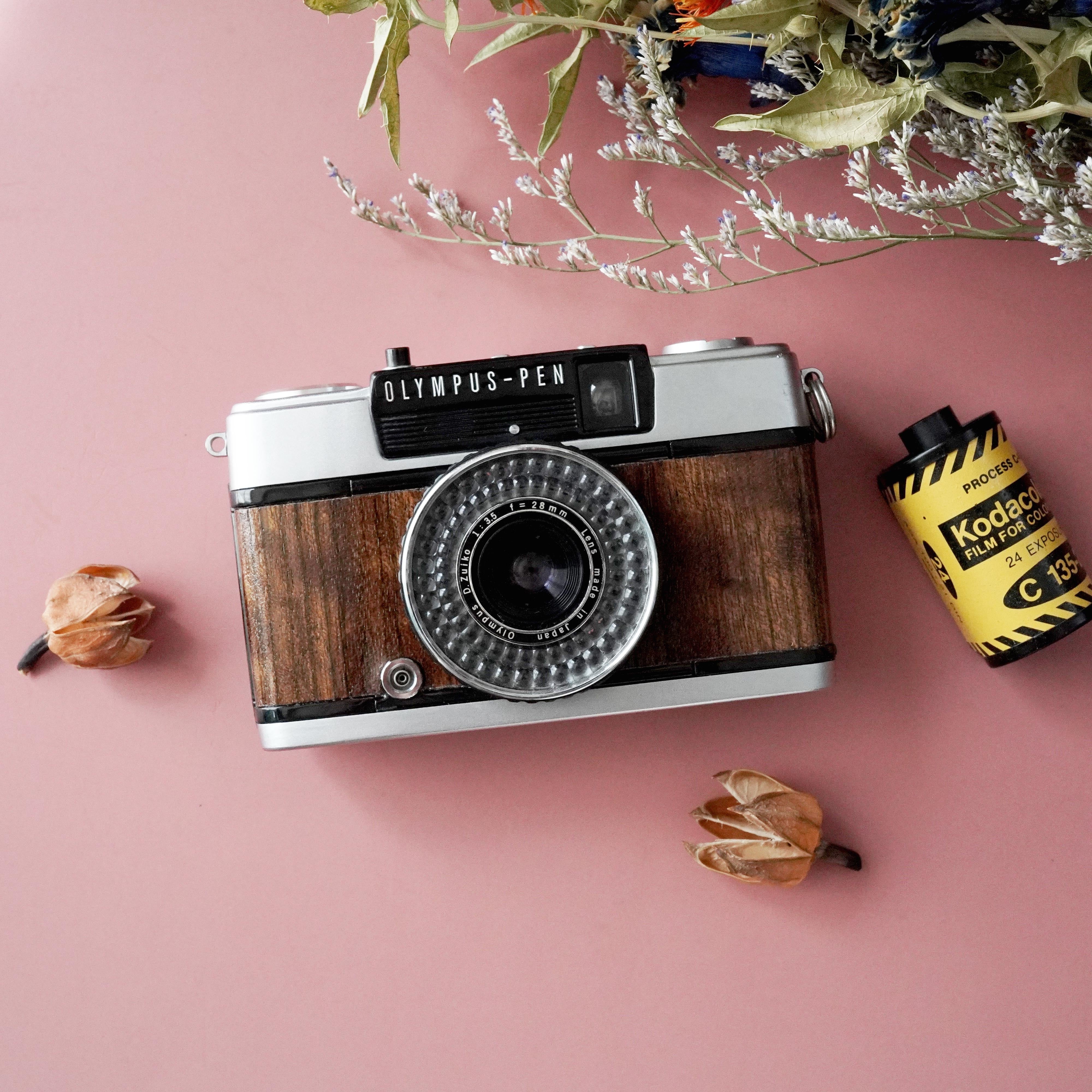 Satin サテンウッド Olympus PEN EE-3 | Macha Cameras