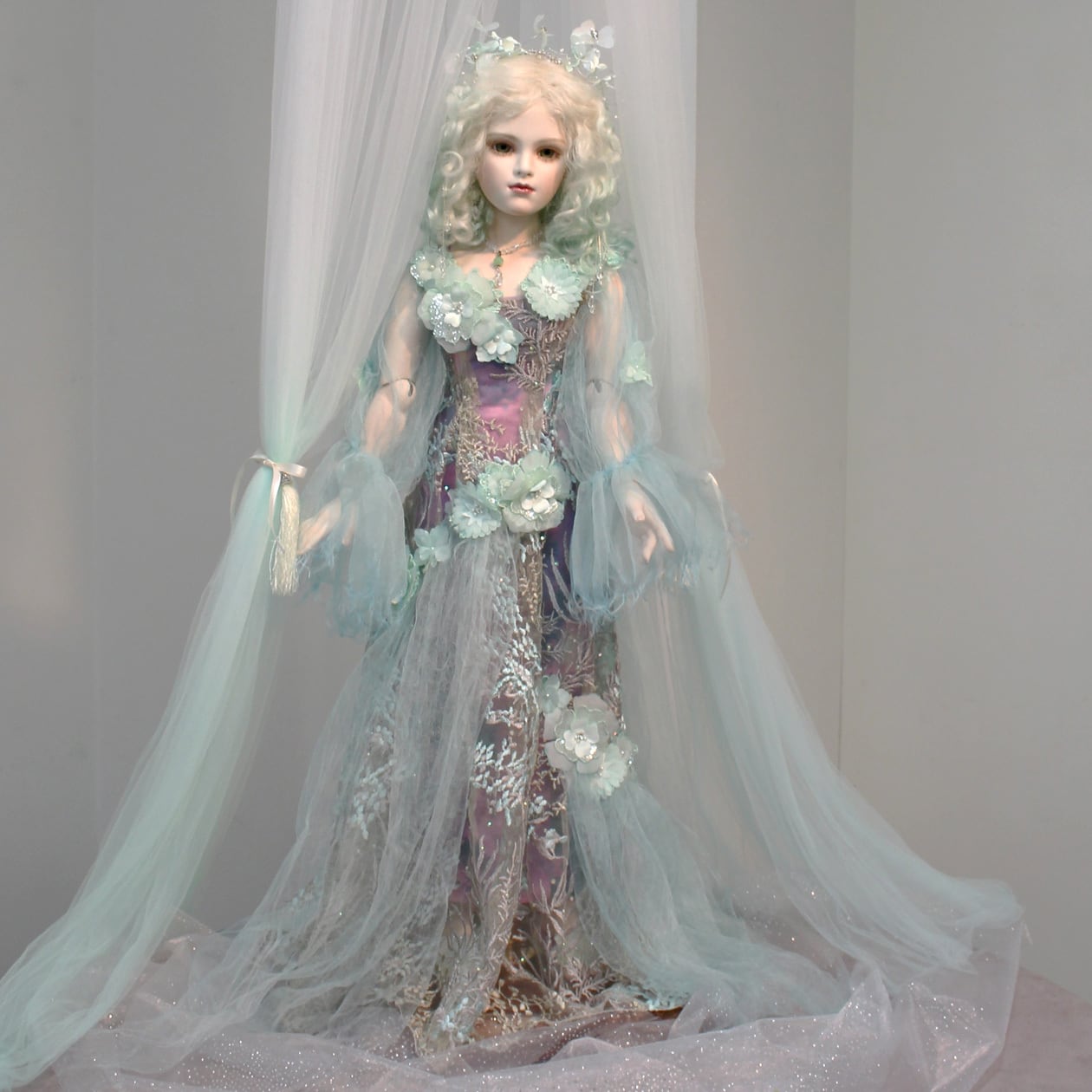 フローラルミント（約75cm）ビスクドール | 創作人形館ミワドールBASE店