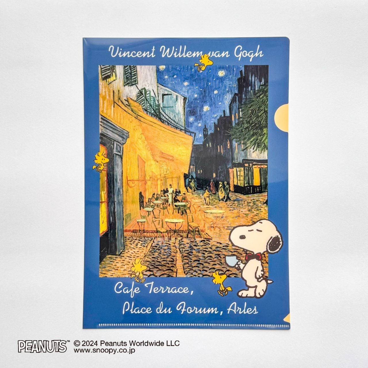 スヌーピー A4ファイル ゴッホ 夜のカフェテラス | hmm, by 東京都