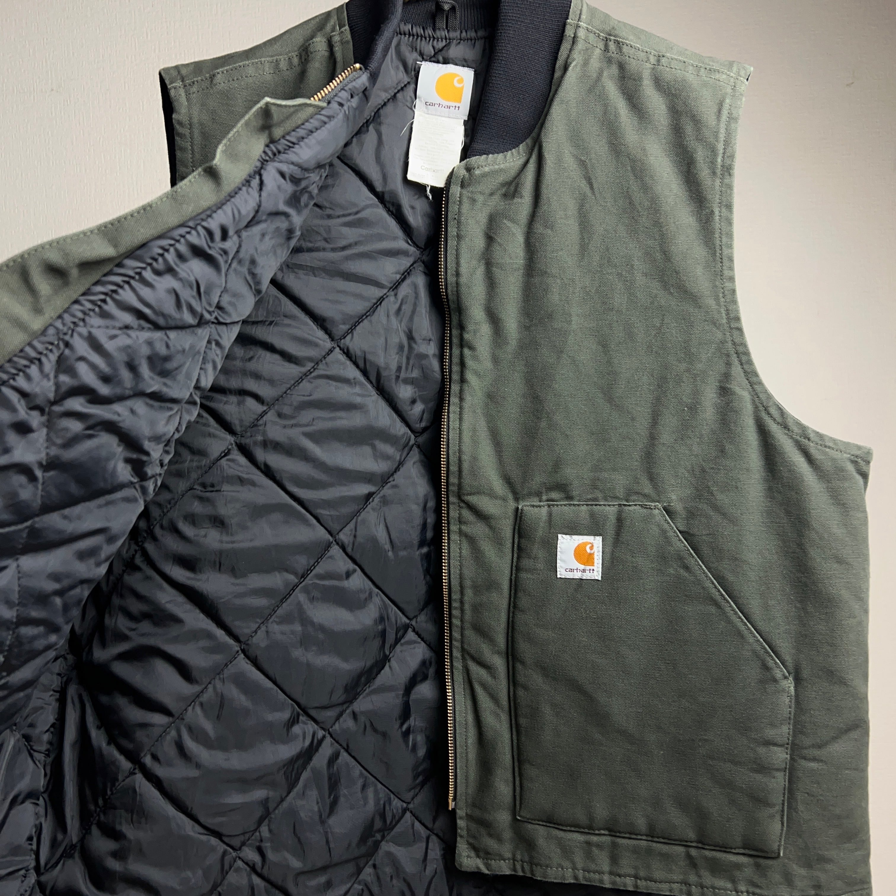 00's “Carhartt” Duck Vest SIZE XL ~00年代 カーハート ダックベスト