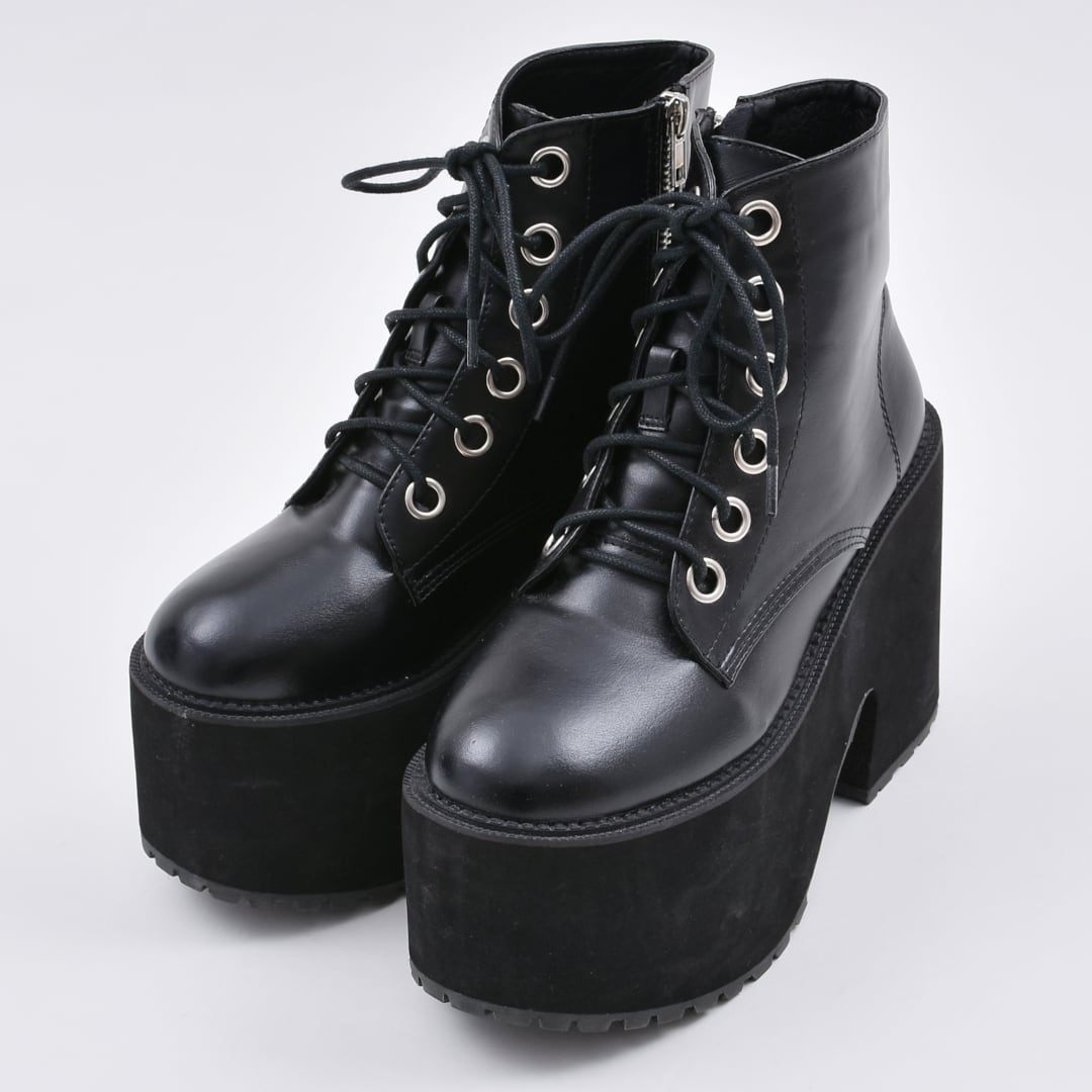 サイドZIP付き厚底ブーツ | VOLCAN&APHRODITE