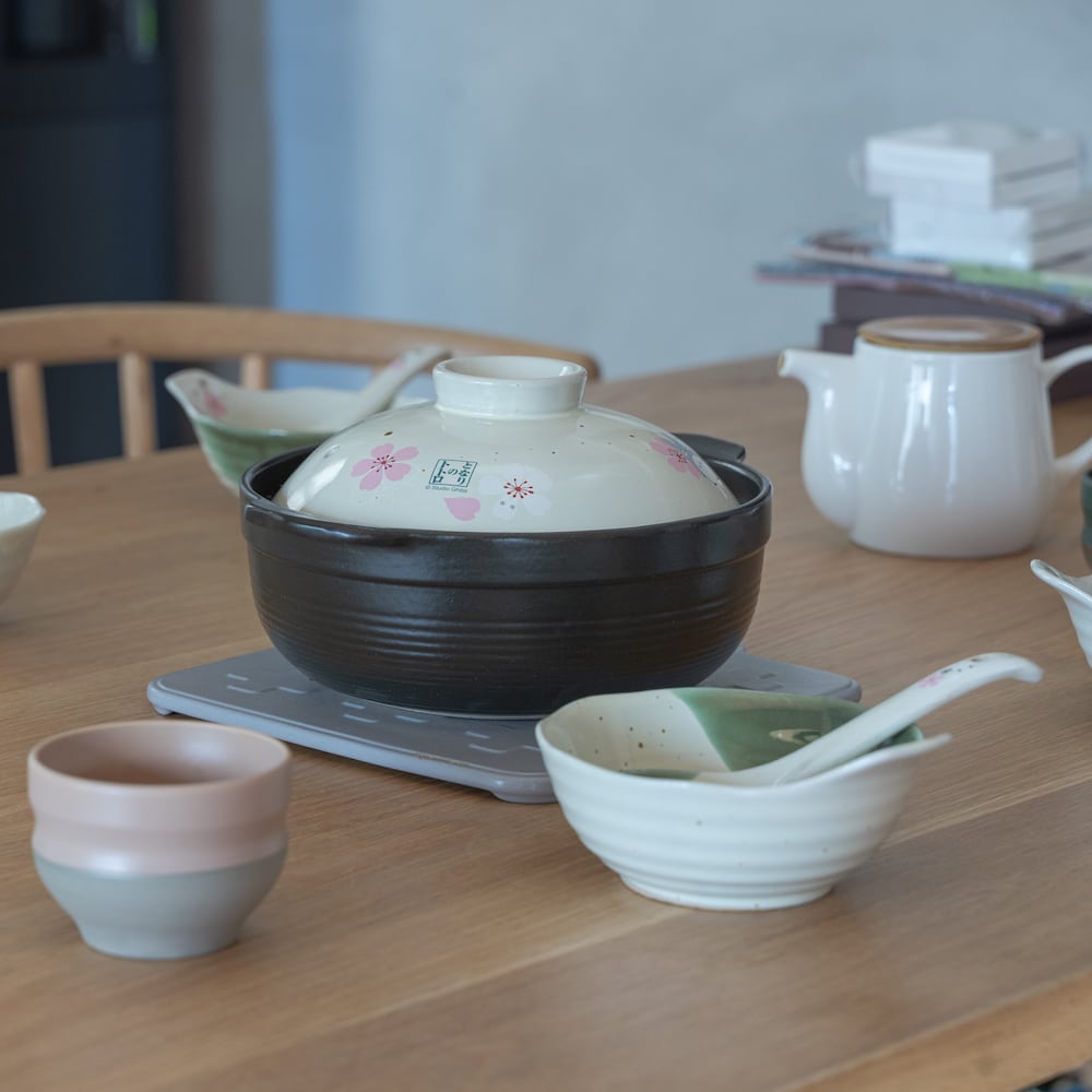 となりのトトロ 土鍋 和風桜柄（0560） | すすのこ商店｜ジブリグッズ