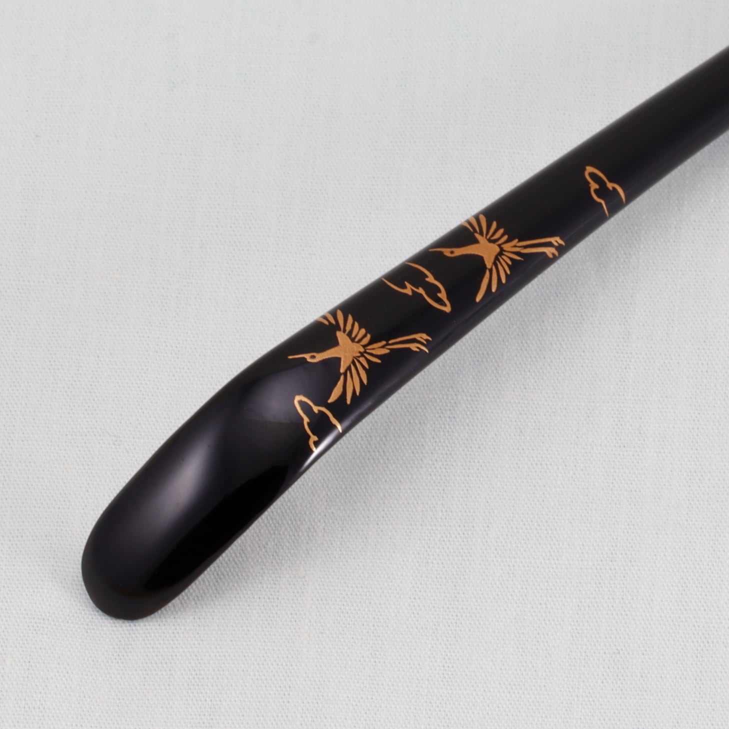 304 輪島塗 茶杓／鶴蒔絵 | 輪島塗 加藤漆器店 公式オンラインショップ