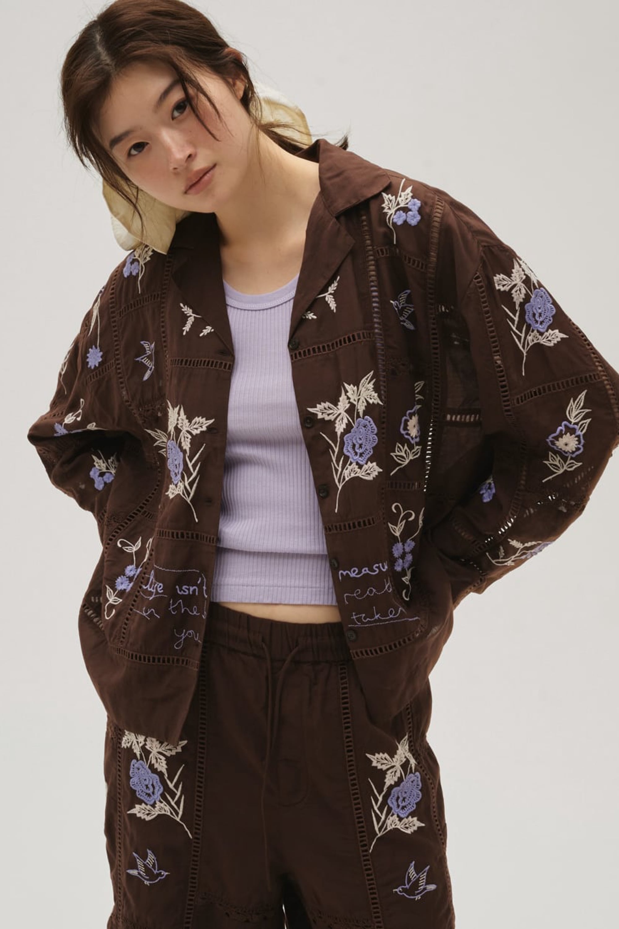 TODAYFUL Embroidery Patchwork Shirts エンブロイダリーパッチワーク