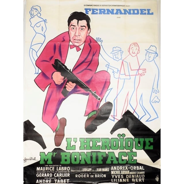 1940's フランス映画 ビンテージポスター⑨ NOSTALGIA flea market