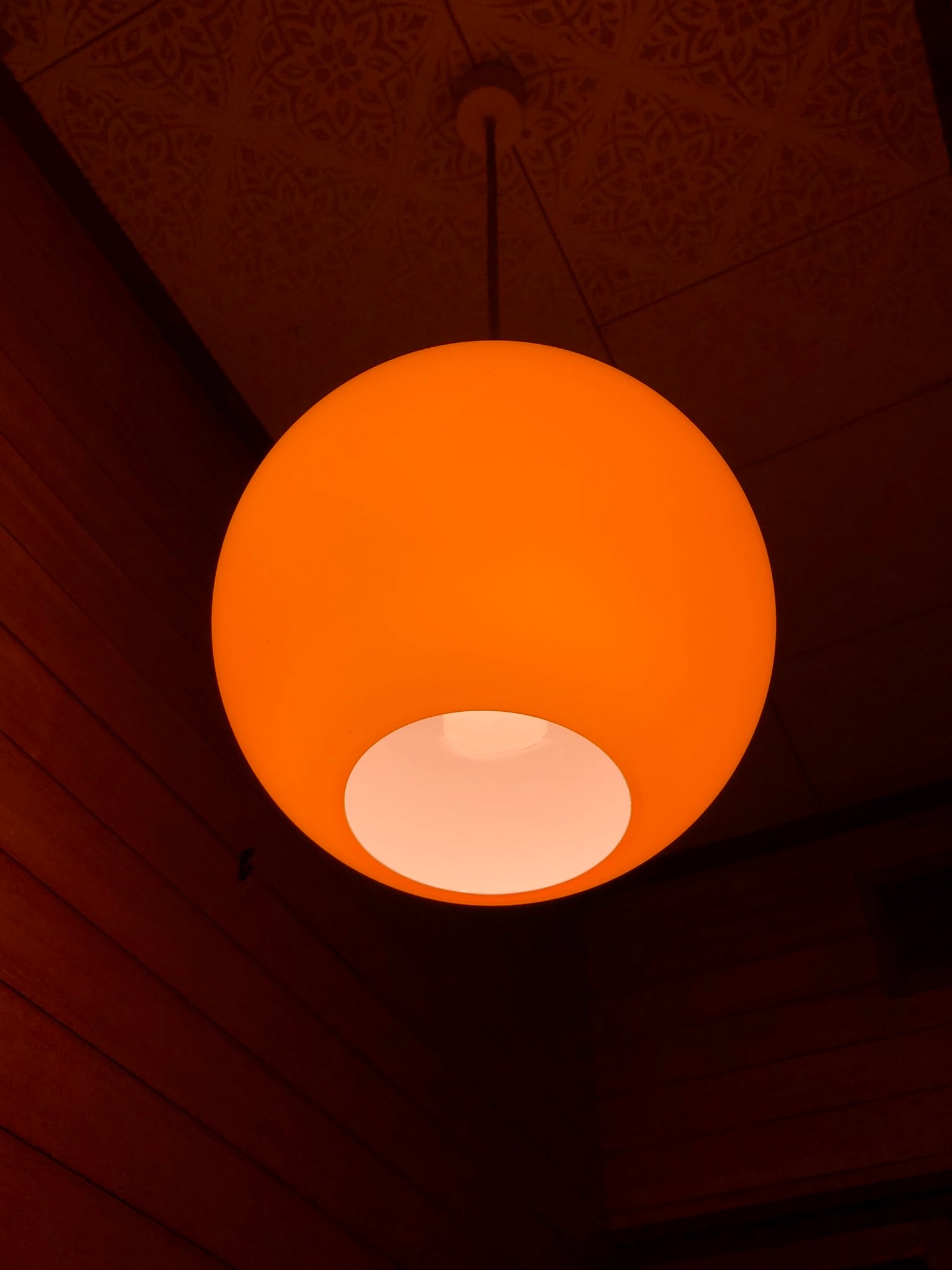 昭和レトロポップ ペンダントライト ビタミンオレンジ 電気 レトロ照明