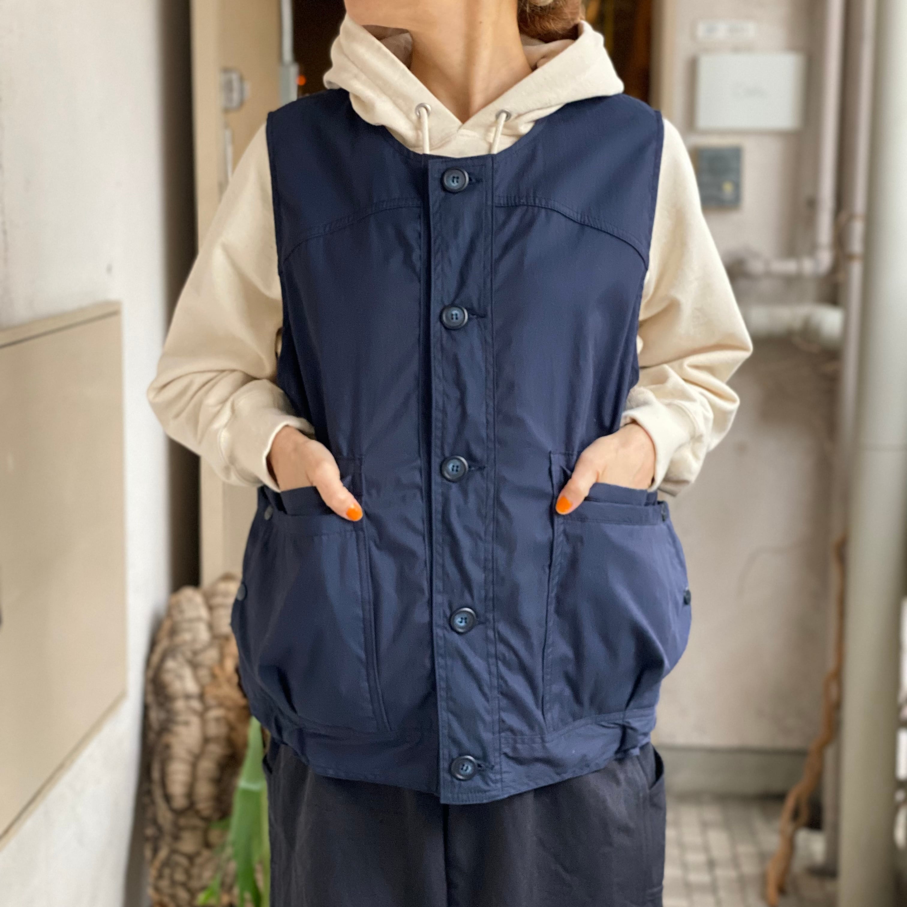 SASSAFRAS(ササフラス) Overgrown Hiker Vest Navy | Debby
