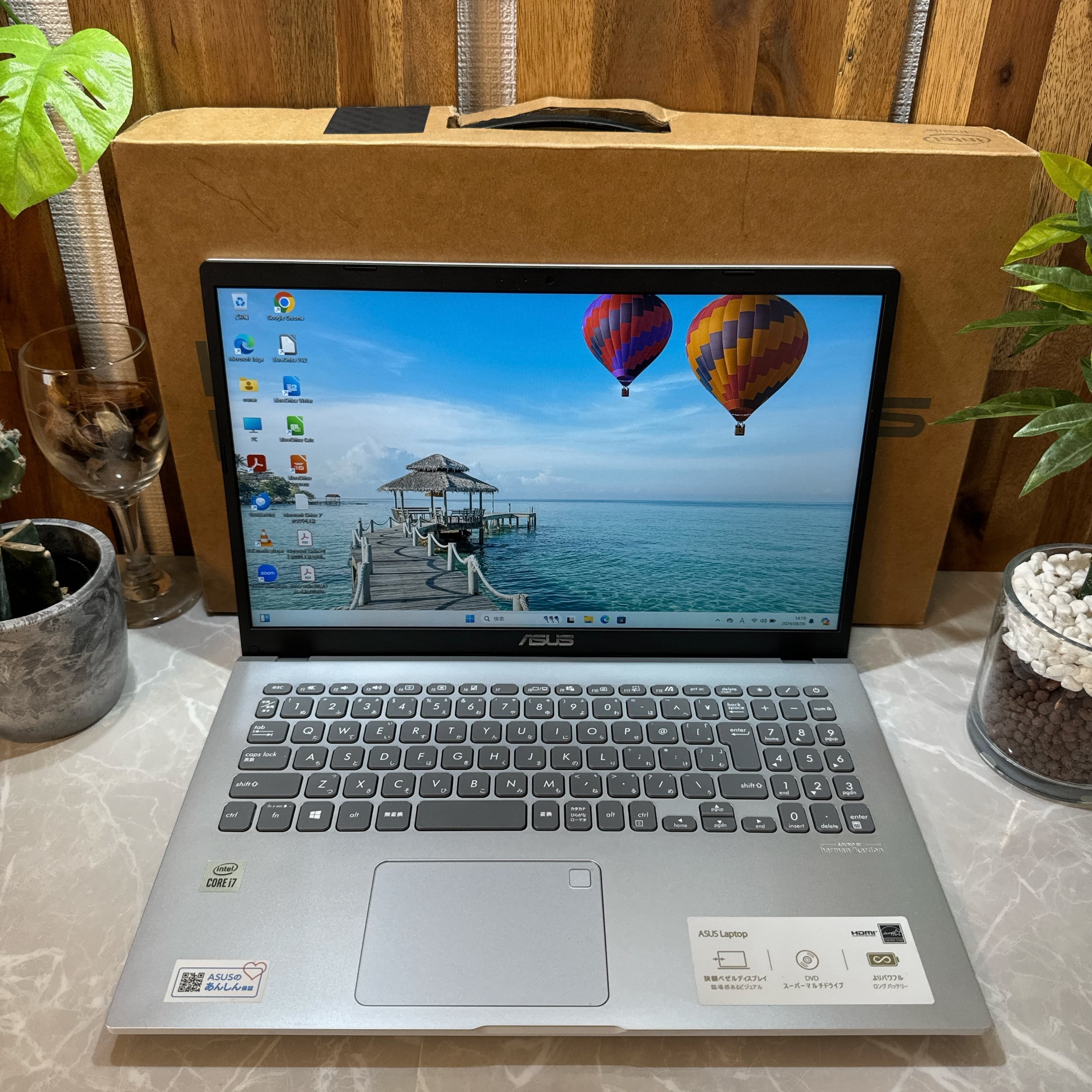 2020年式 ASUS X545FA 第10世代Core i7/メモリ8GB/SSD 512GB/15.6