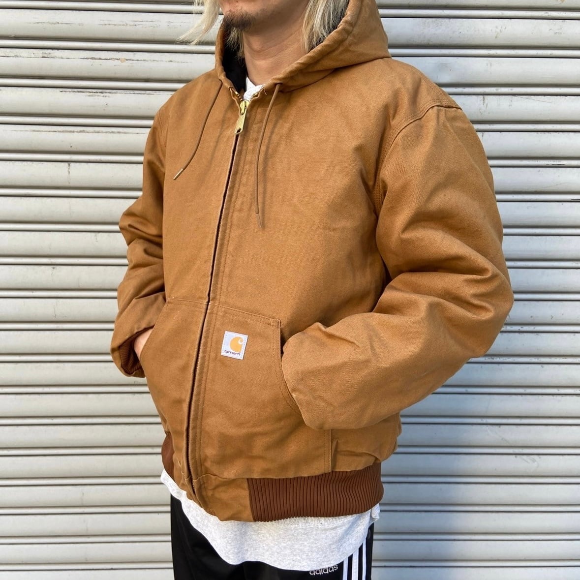 carhartt USA カーハート アクティブジャケット ダック ブラウン M