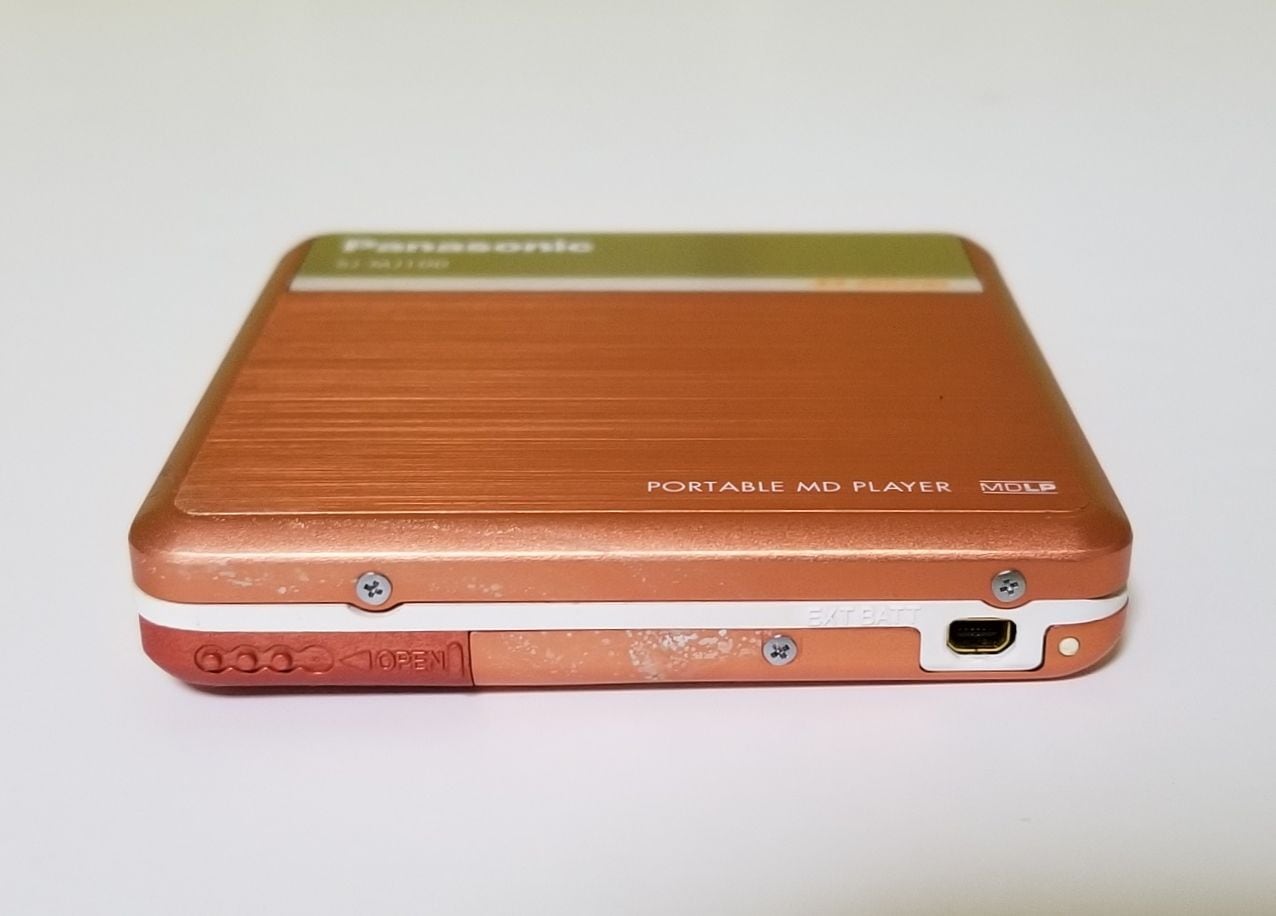 MDポータブルプレーヤー Panasonic SJ-MJ100 MDLP対応・完動品 | MTR