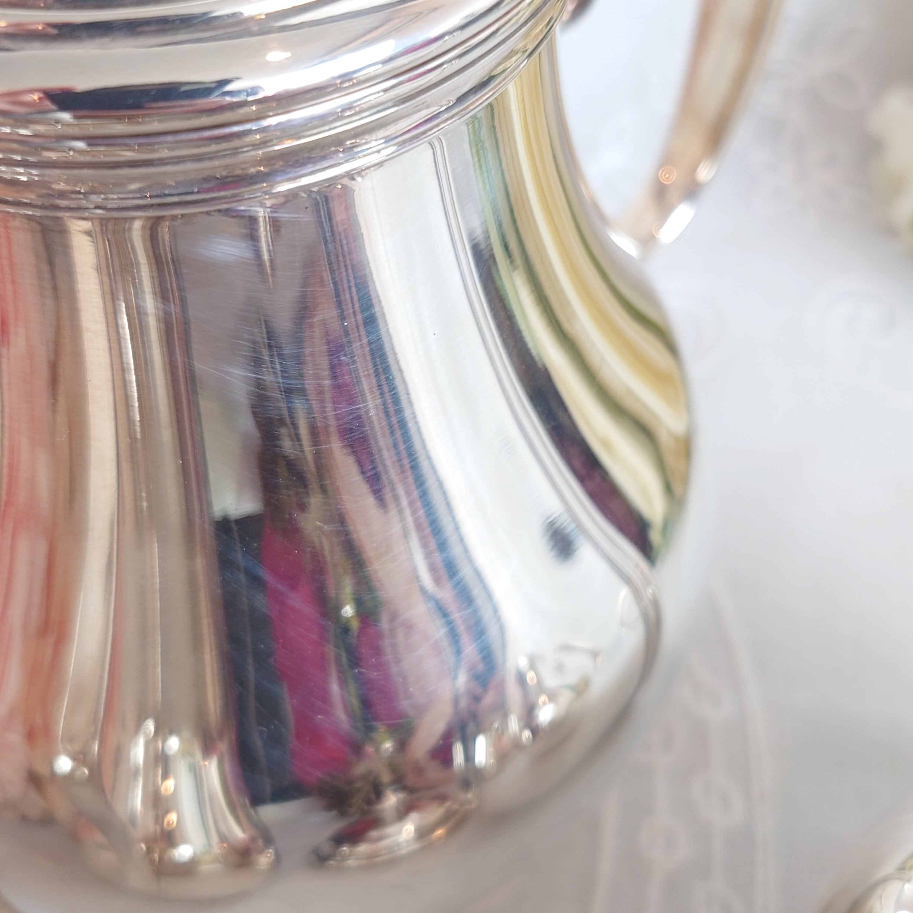 クリストフル アルビ（バガテル）シルバーティーポット クリーマー