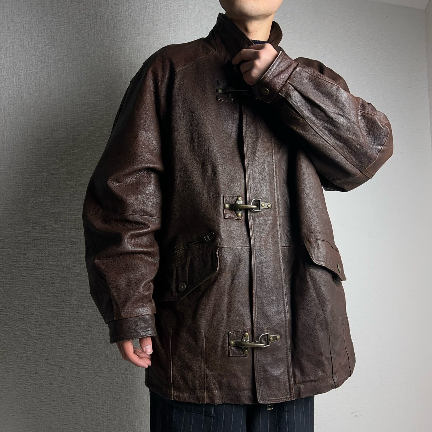 COLEBROOK Fireman Leather Jacket ファイヤーマン レザージャケット