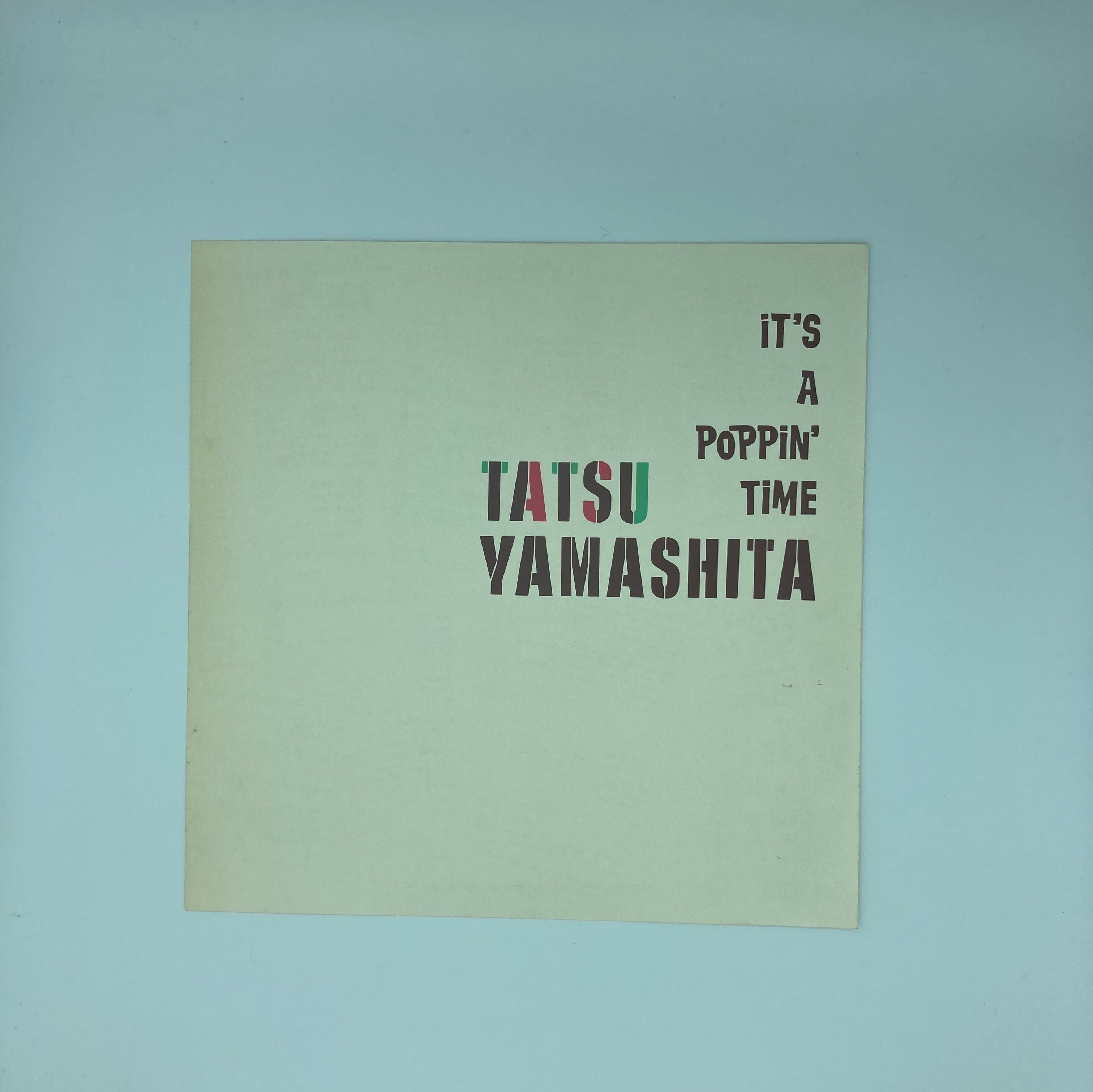 山下達郎 IT'A POPPIN' TIME | HAPPYEND RECORDS&TAPES