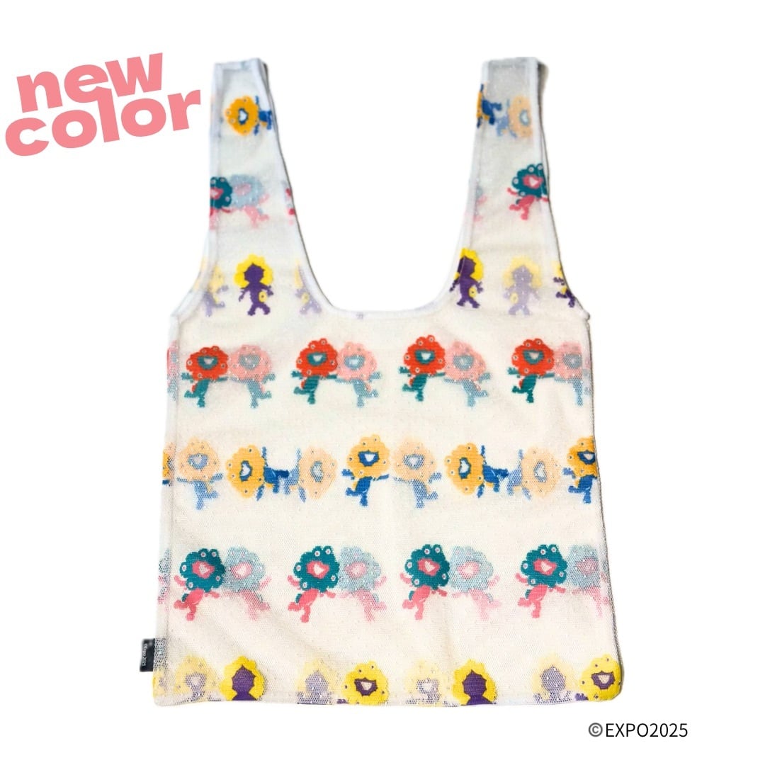 ミャクミャク レースのオシャレバッグ ボーダーカラー | LILY LACE