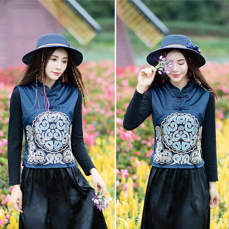 チャイナ服 ベスト ノースリーブ zv12 | チャイナ服専門店のchai