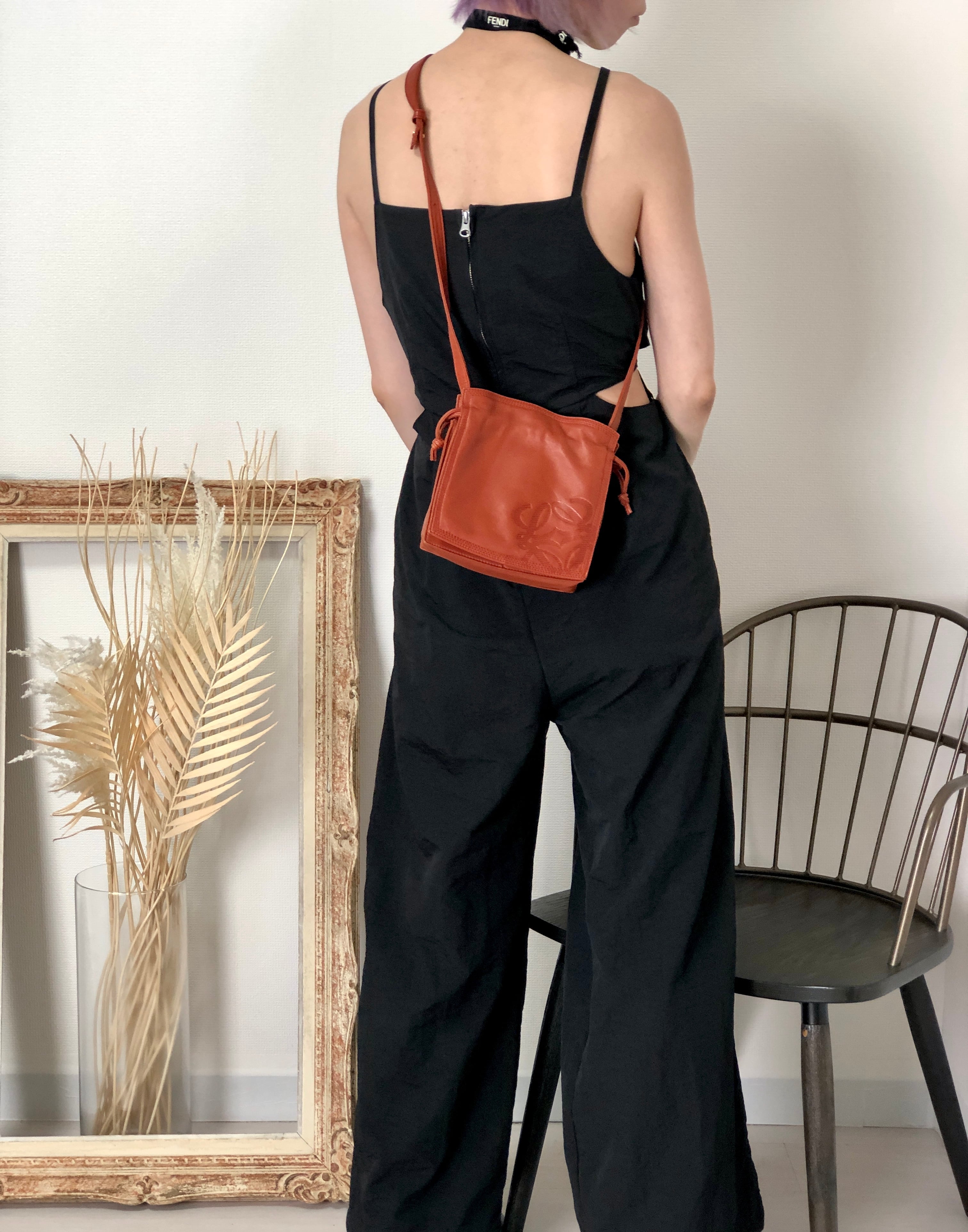 日本直送 名牌中古包 】LOEWE ロエベ アナグラム ショルダーバッグ