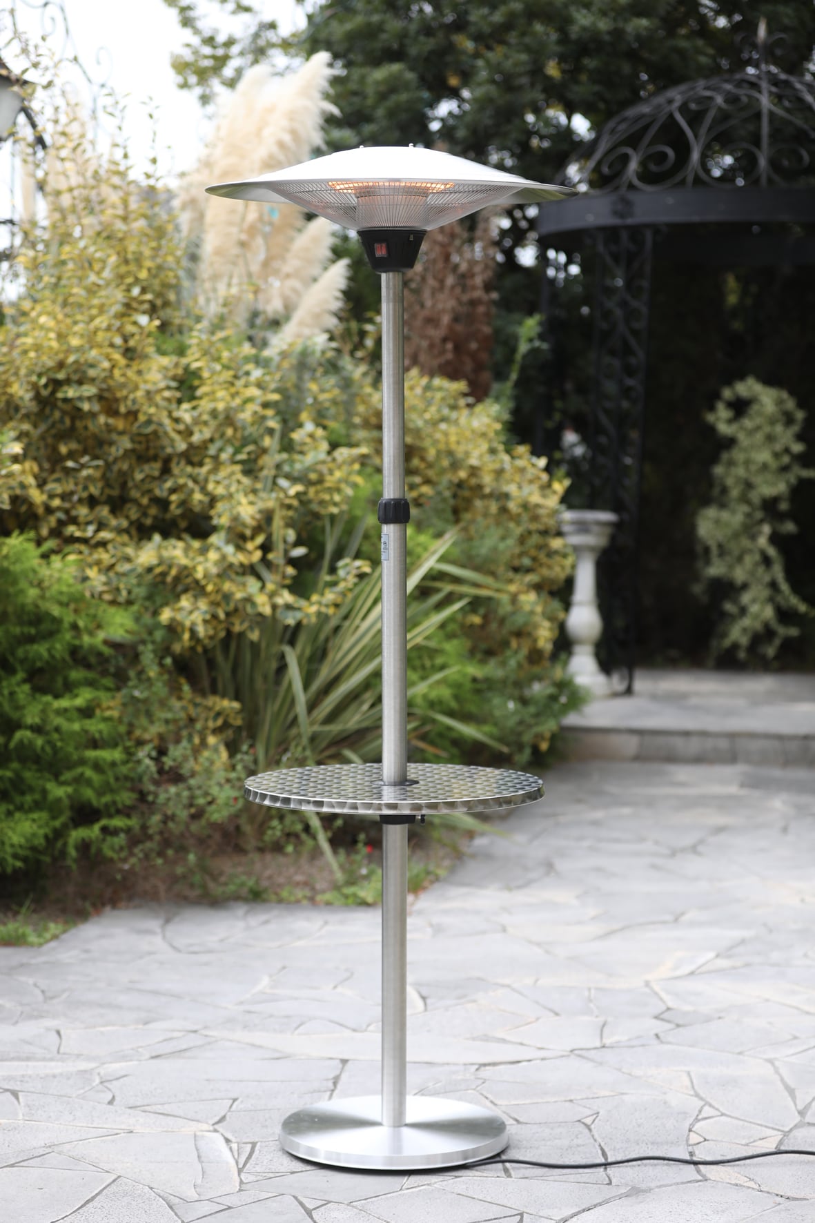電気式 パラソルヒーター（パティオヒーター） 屋外用 防水 アンブレラ