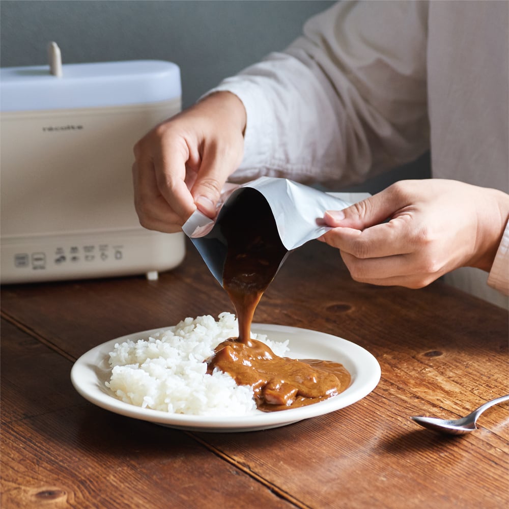 ノベルティ付き】[限定カラー]レコルト エッグ＆ボイルクッカー / モカ