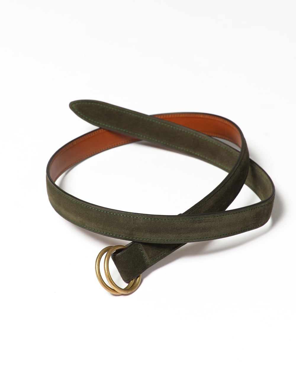 SAIC スエードダブルリングベルト（グリーン） | Afterhours