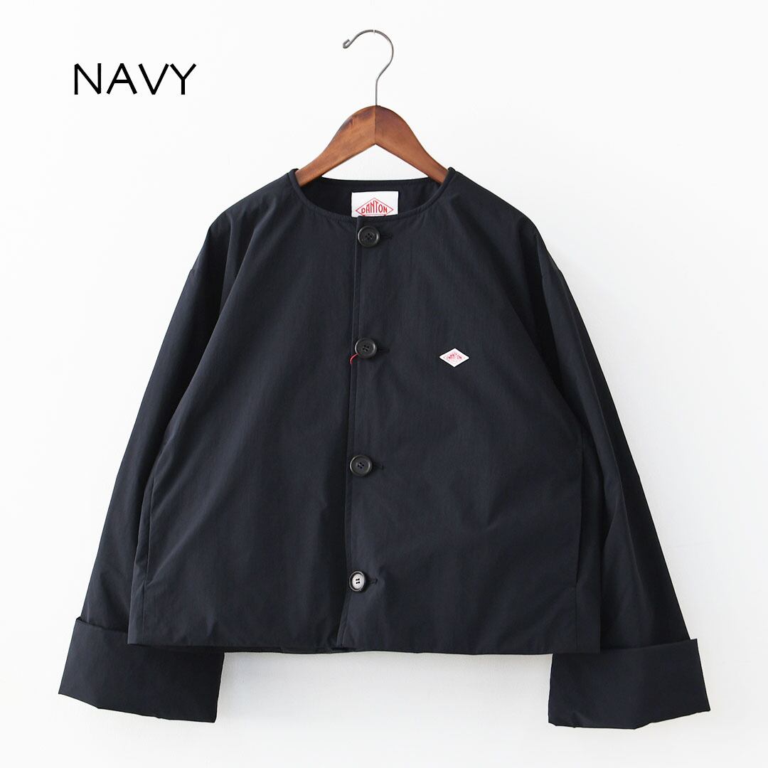 DANTON [ダントン] W INSULATION COLLARLESS WIDE JACKET [DT-A0672PNT
