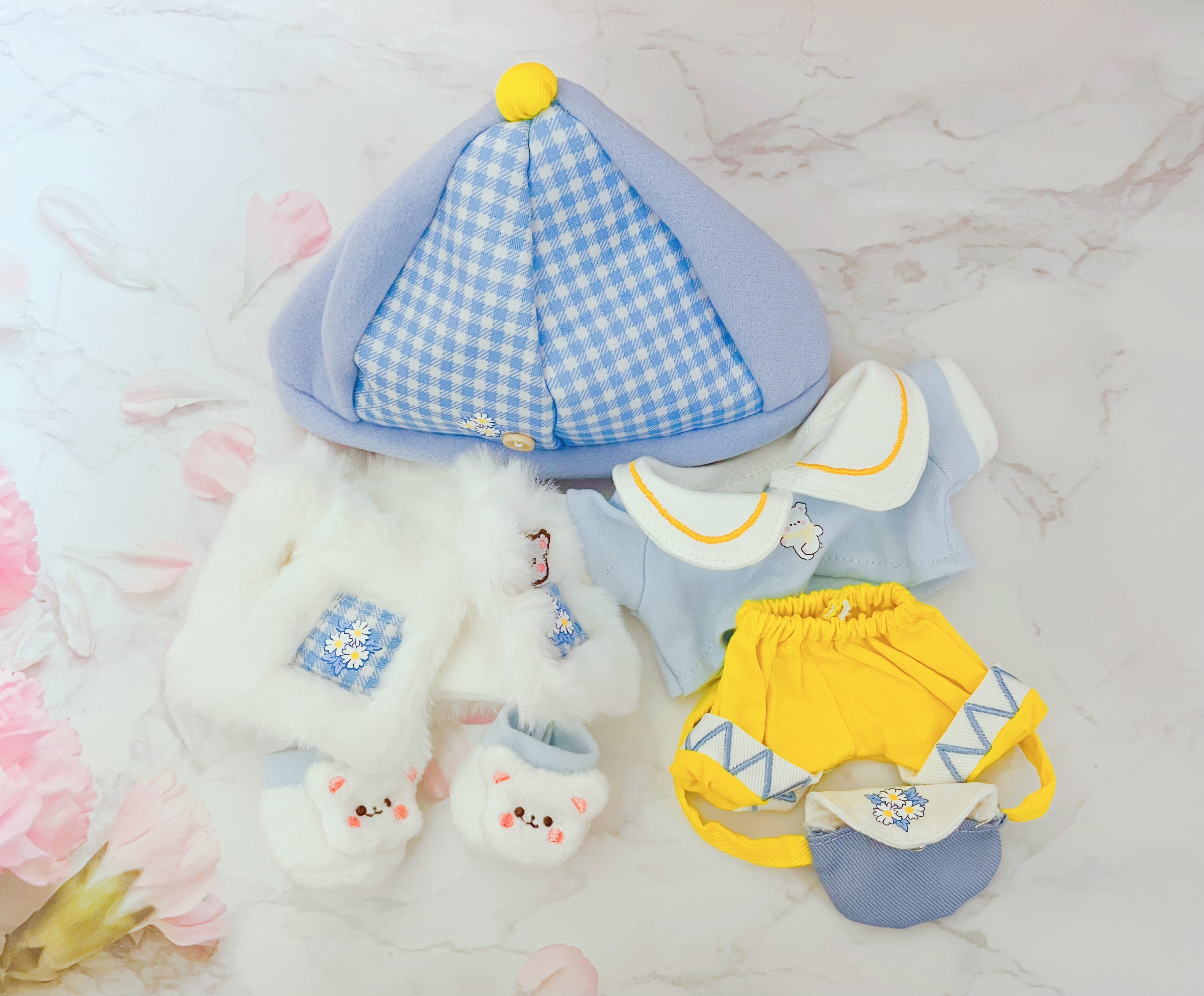 15cm20cmぬいぐるみ用 ちびぬい 着せ替え服 コスチューム くまちゃん