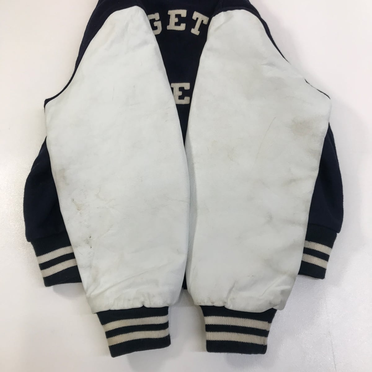 EMPIRE エンパイア 80〜 90年代 USA製 袖革スタジャン ベースボール