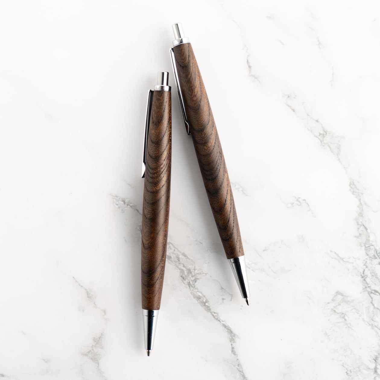 木軸ボールペン】神代けやき（神代欅） 上杢 / ノック式木製ボールペン