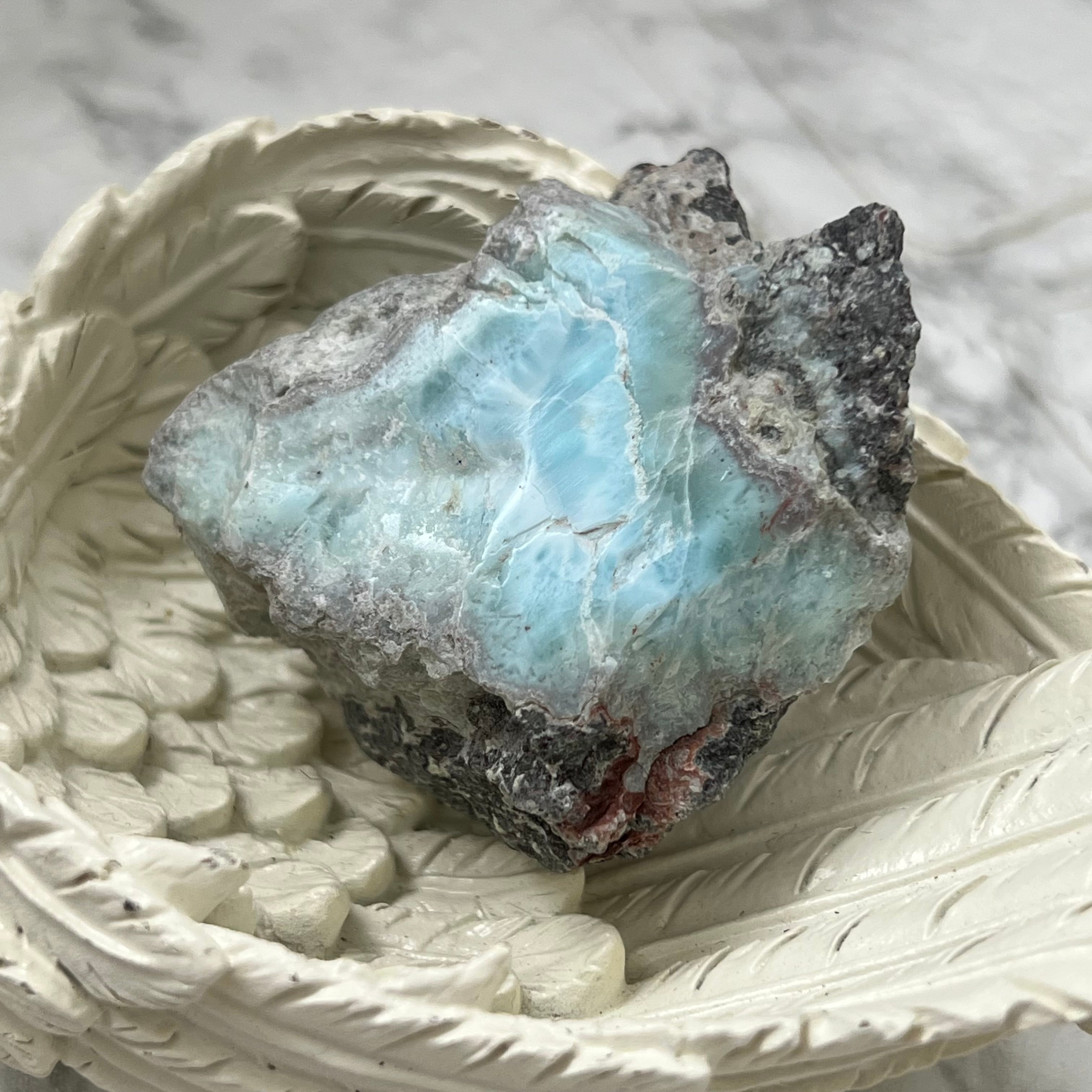 ラリマー原石＊天然石インテリア＊置き物＊N7 | Blossom Stone online shop