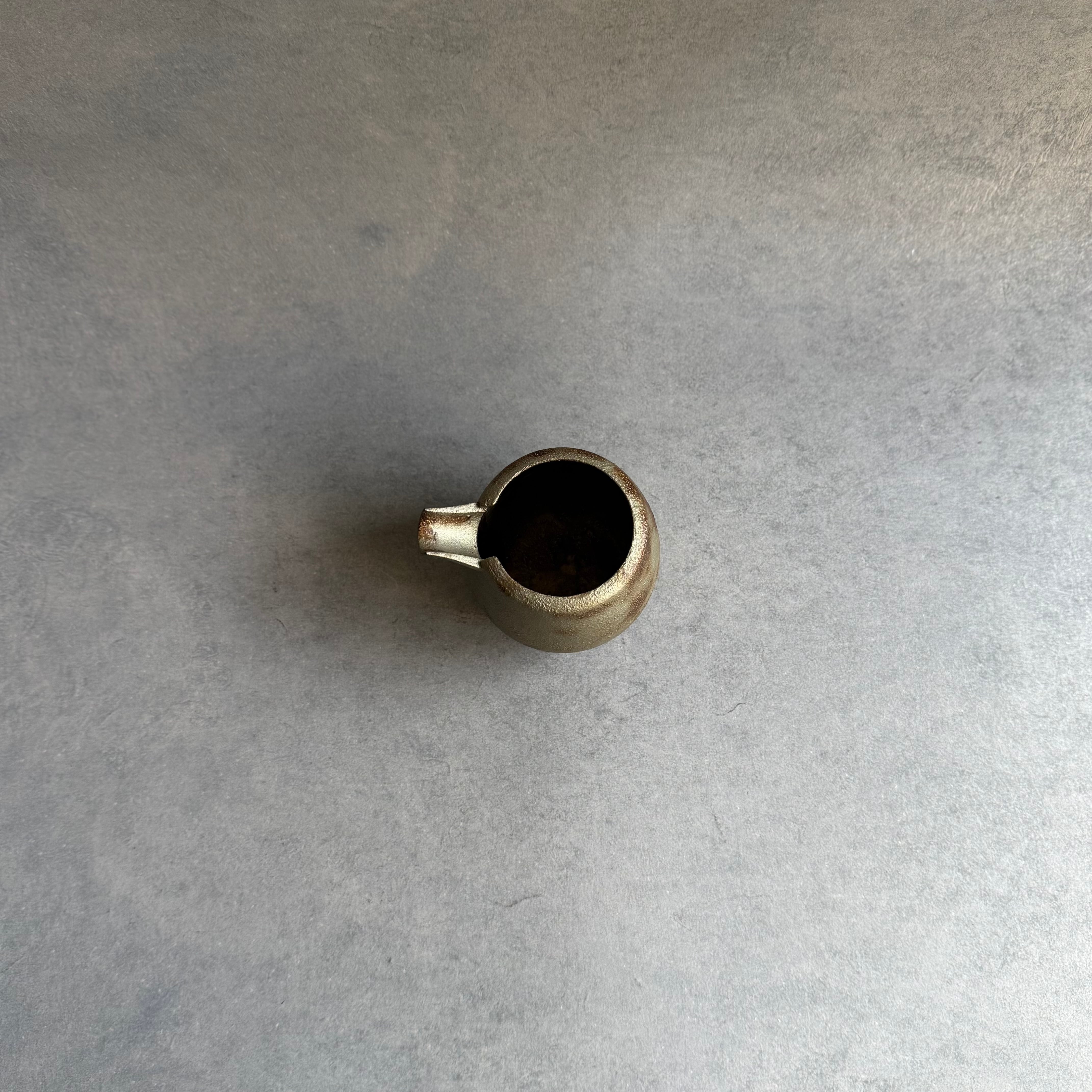 田澤祐介 丸長形片口 蒔地漆 濃錫錆 | gallery 一白