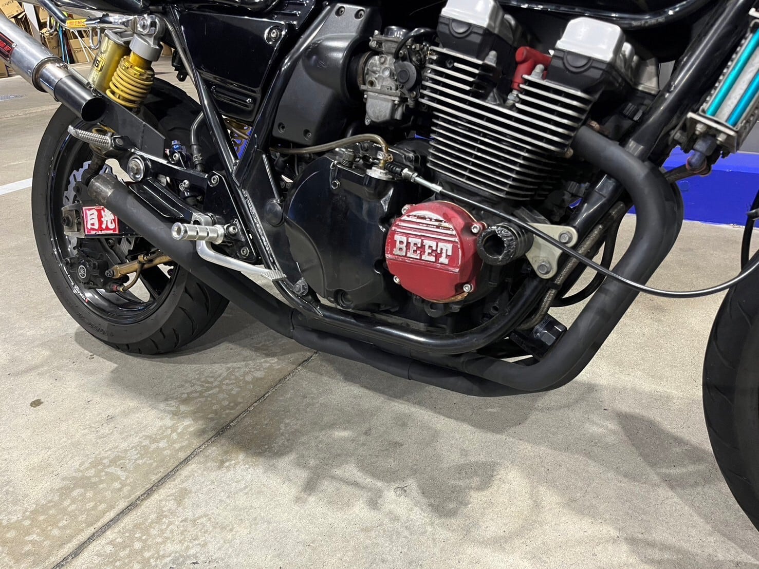 音の戦国 猪武者シリーズ XJR400 4HM用 月光管 外伝 無地 サイレンサー