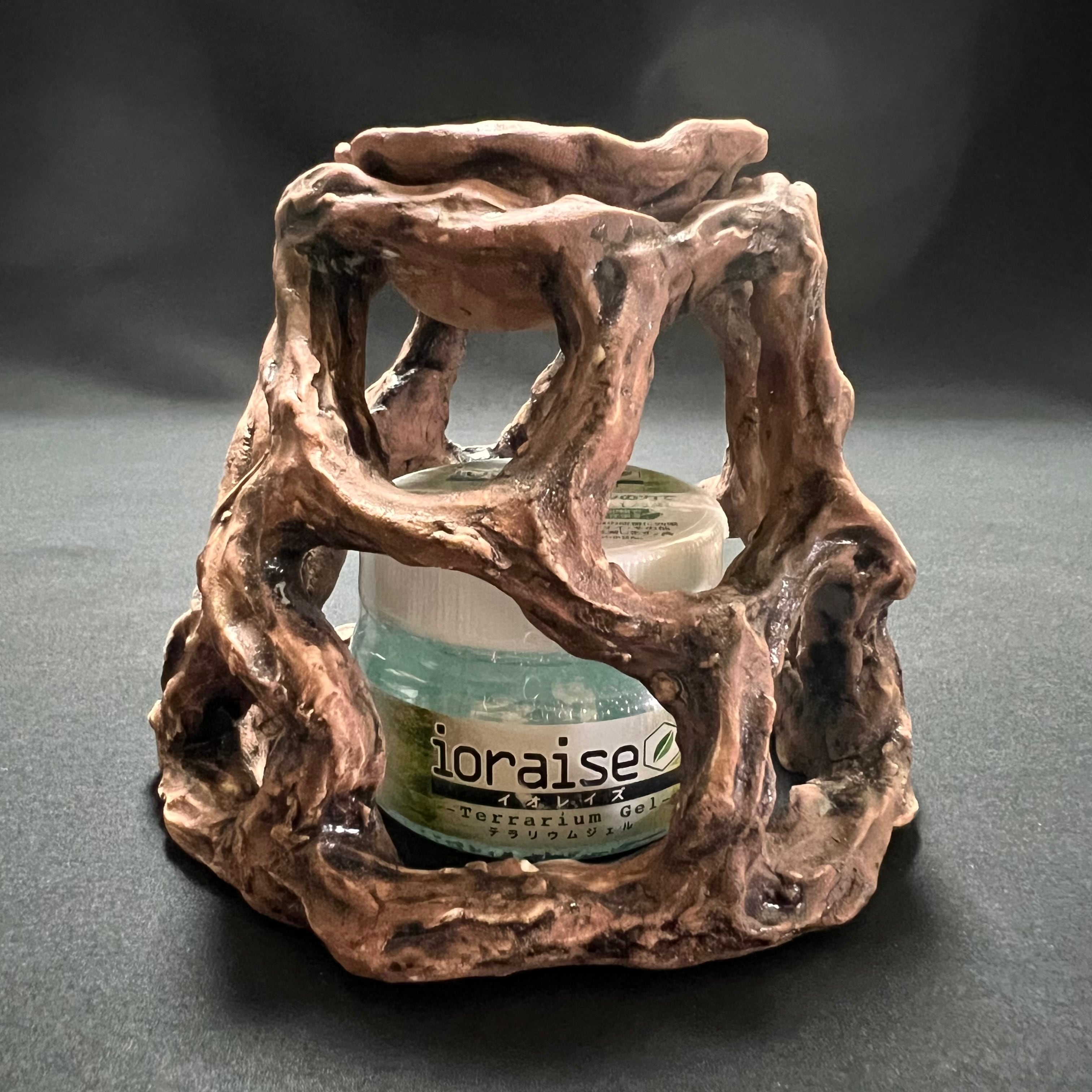 爬虫類用シェルター Lサイズ 流木+水入れ | ガラダ堂 garadadou