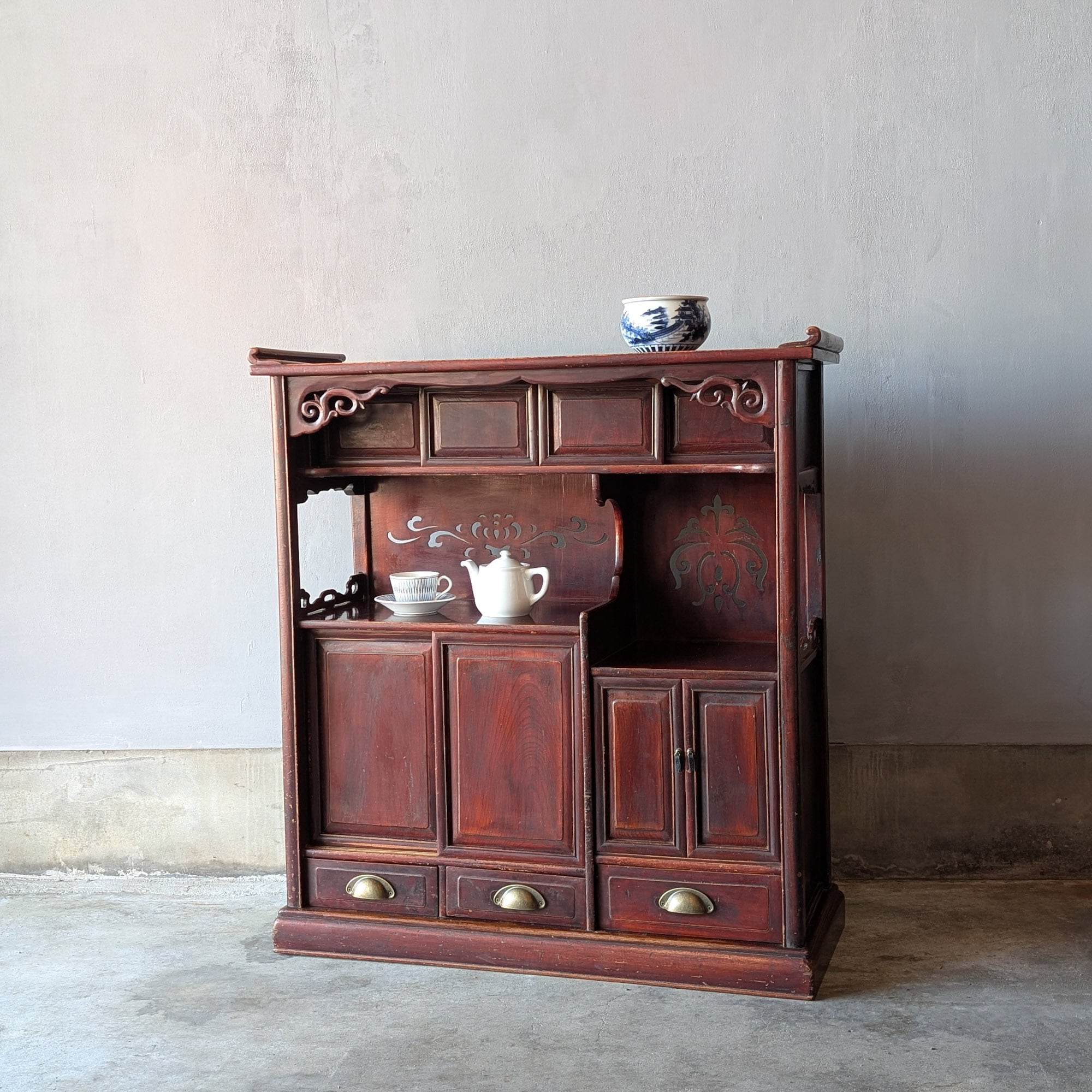 昭和中頃〜後期ぐらいに作られた大きめな机 作業台 ワークデスク