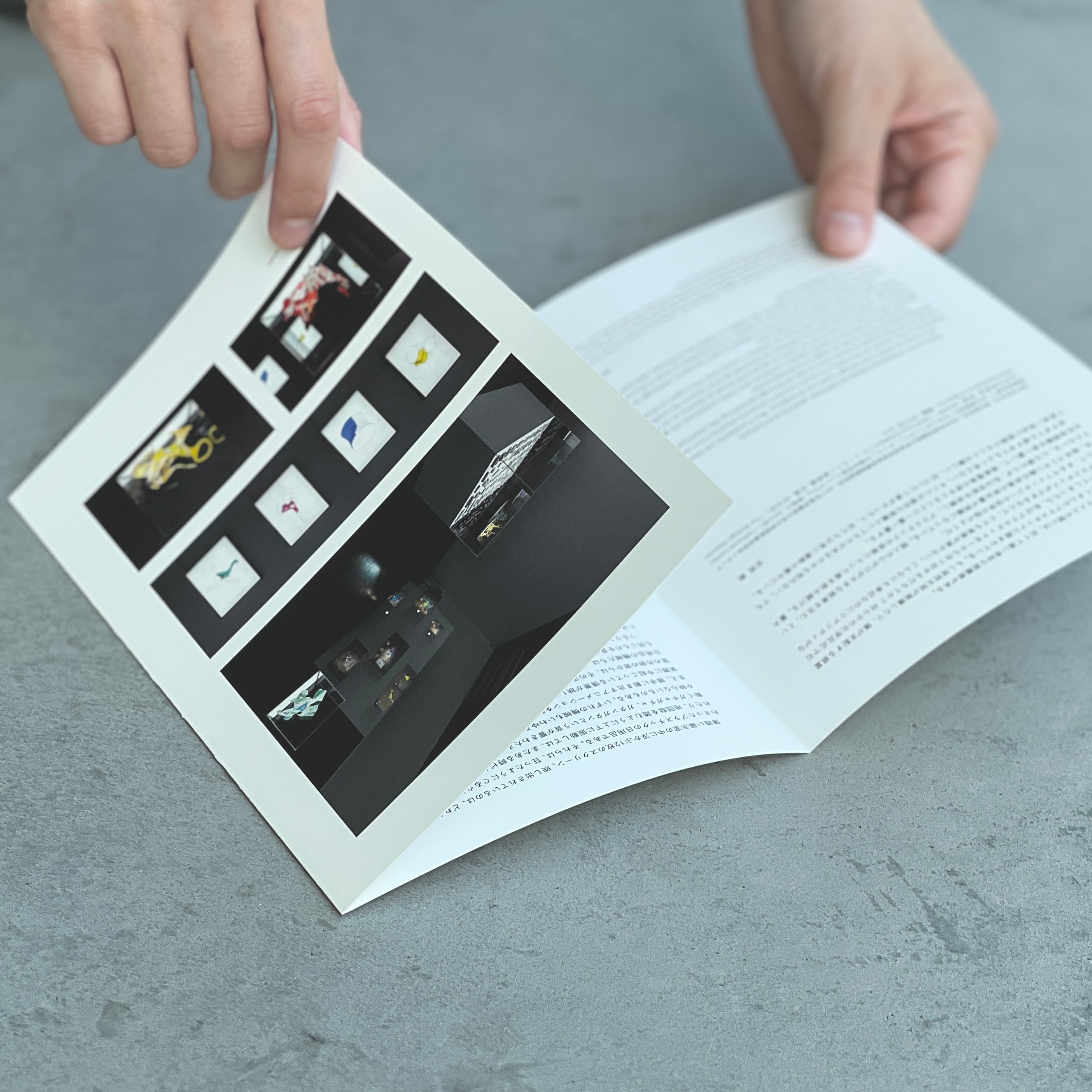 アペルト12「安西剛 ポリ-」リーフレット | 金沢21世紀美術館