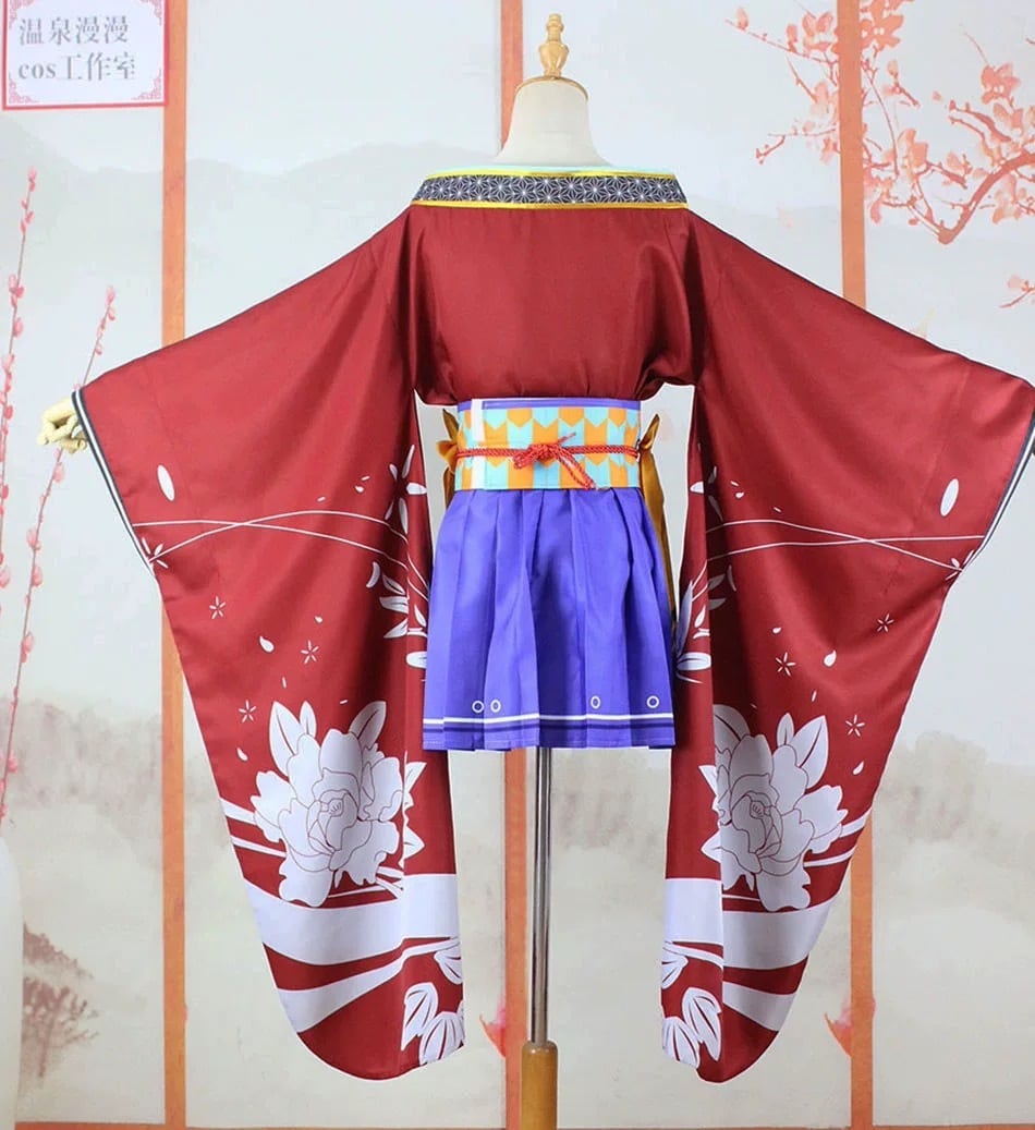 ホロライブ】宝鐘マリン 着物 コスプレ 衣装 高品質 和服 和装 浴衣