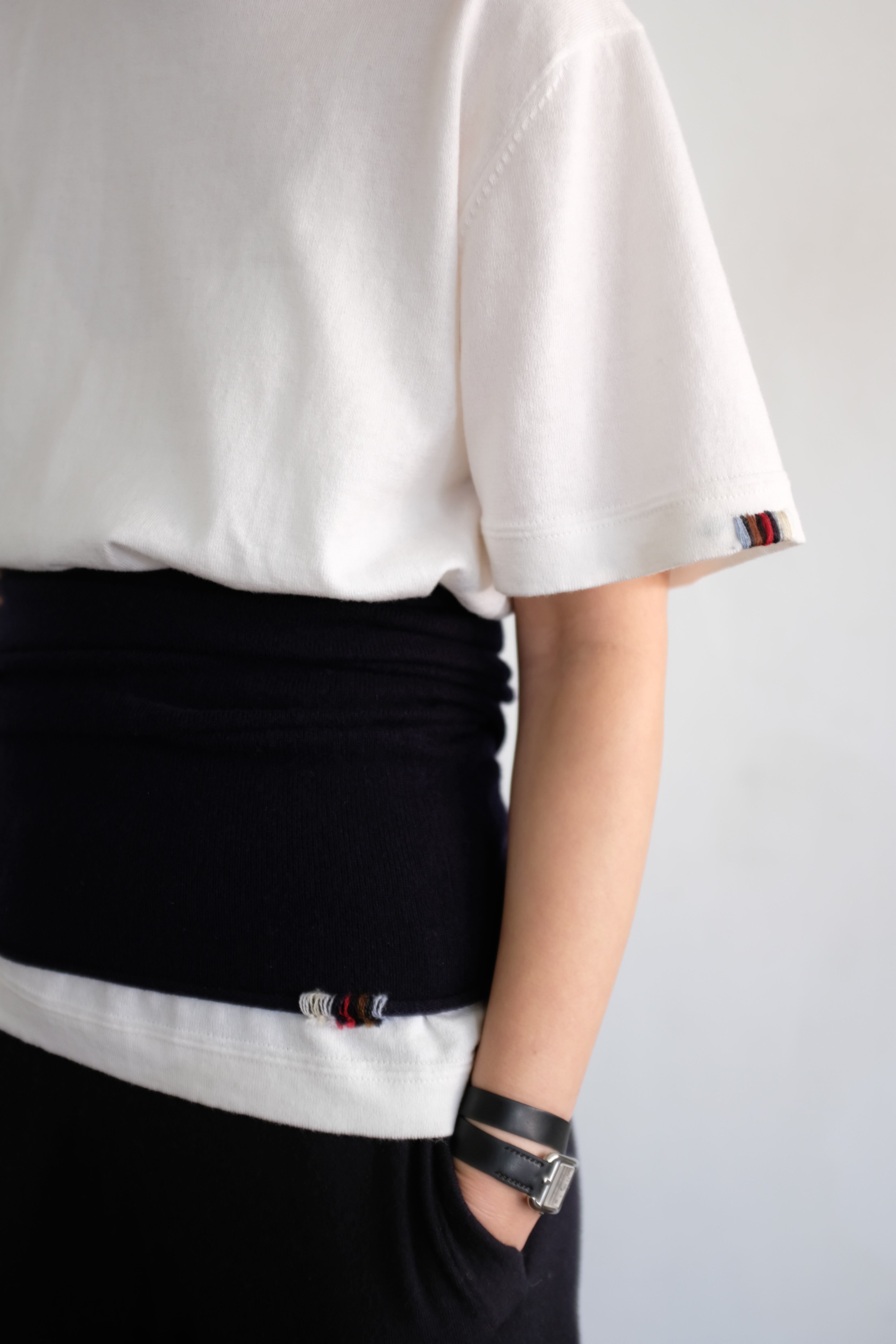 extreme cashmere] n°8 belt / navy | YES-姫路の美容院と服のお店YES