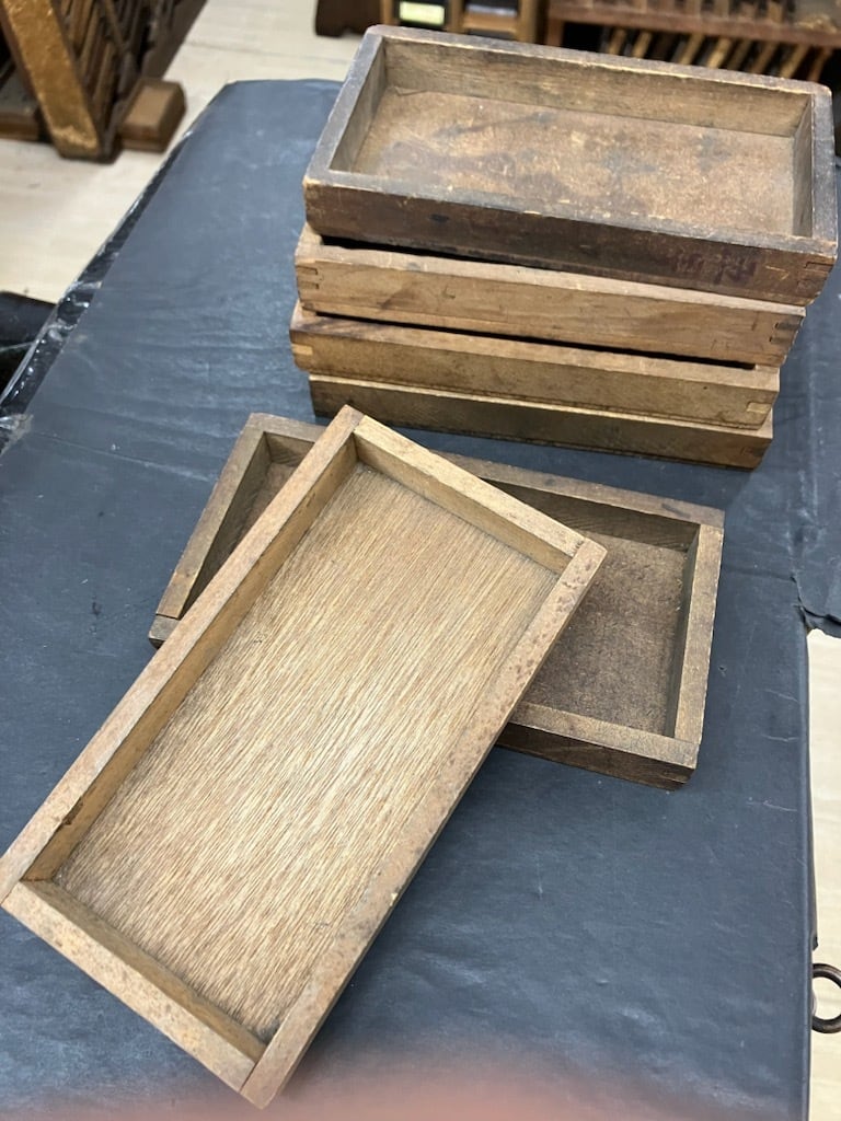 文選箱(中古) | 築地活字公式オンラインショップ