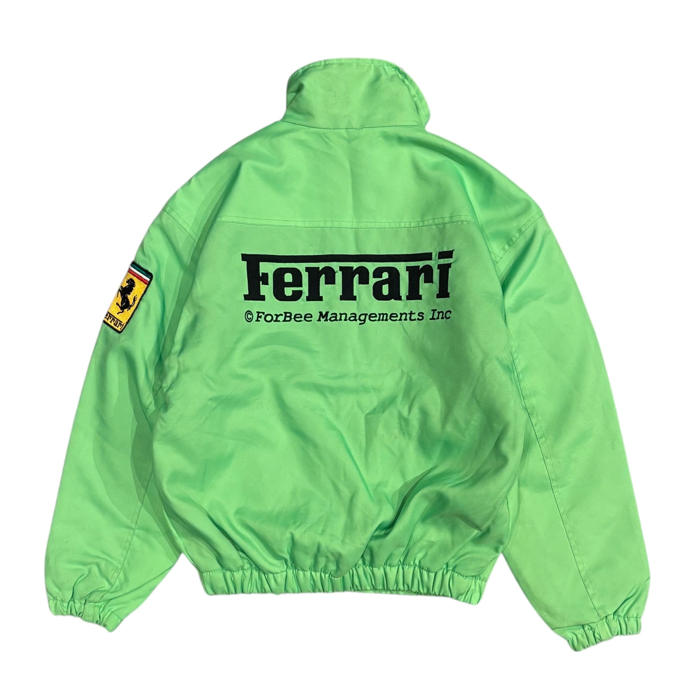 00's Ferrari Fleece Lined Zip-Up Nylon Jacket M / フェラーリ