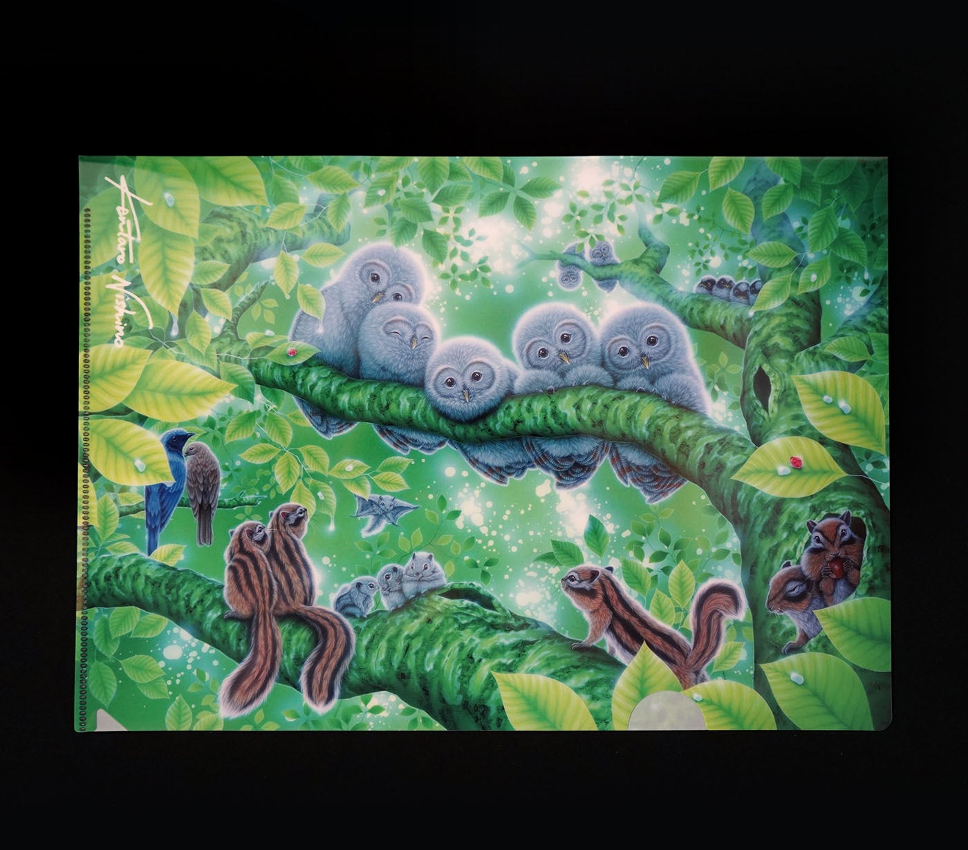 クリアファイル「森の動物たち2」 | 西野健太郎アートショップ