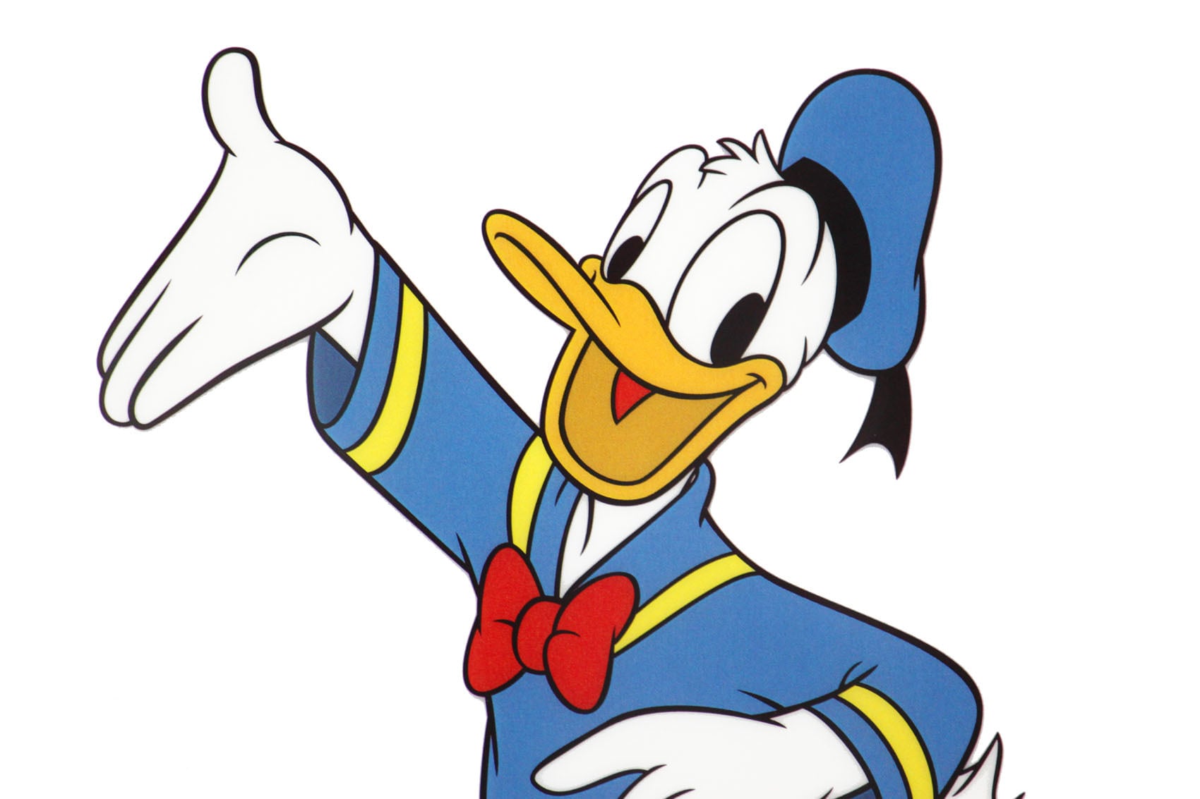 ディズニー セル画「ドナルドダック」額縁2種選択可 展示用フック付