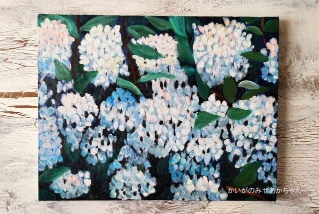 46×53㎝「田植え前の水田」油彩・原画・F10 46×53㎝「田植え前の水田