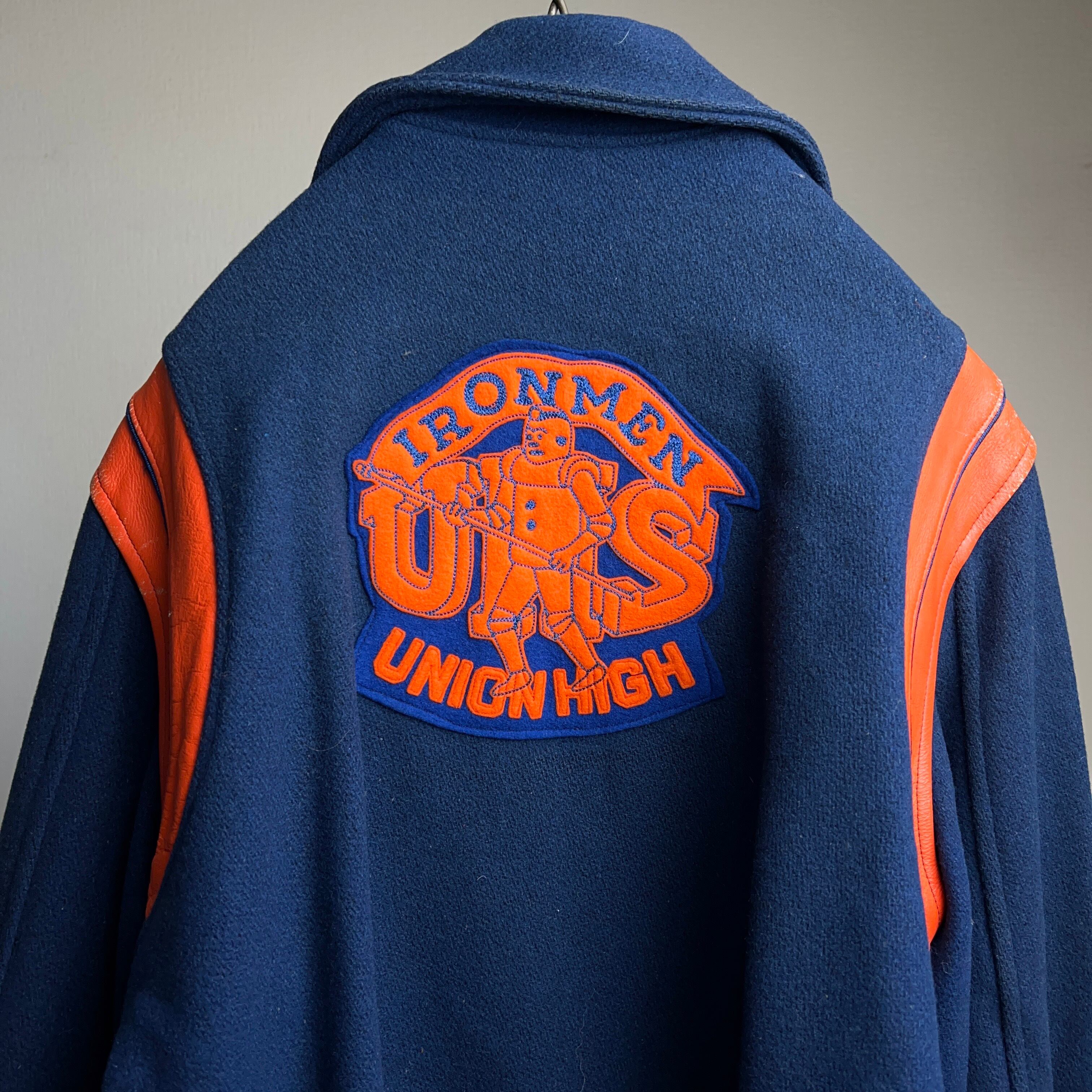 1960's Hatchers Stadium Jacket 60年代 ワッペン 襟付き スタジャン