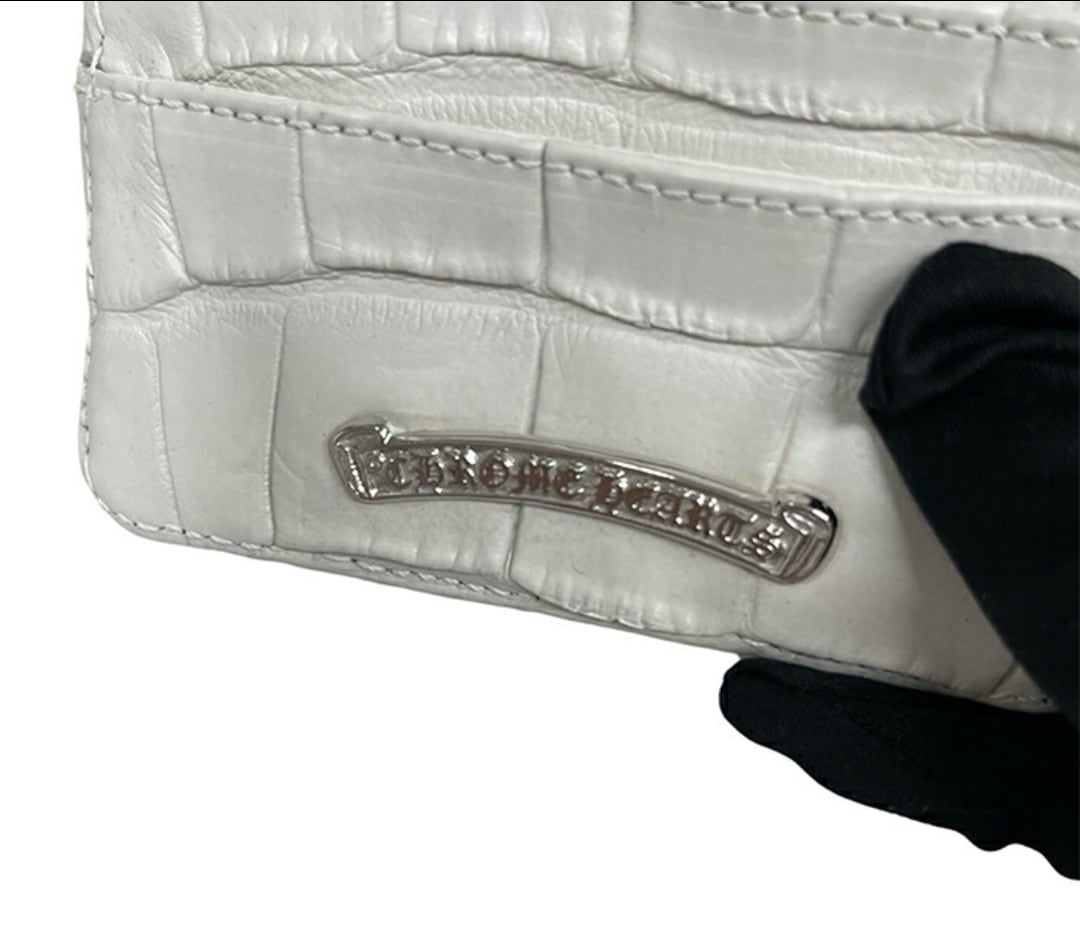 CHROME HEARTS クロムハーツ Crocodile Leather Card Case