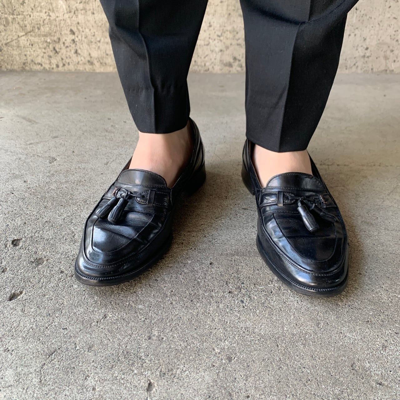 ヴィンテージ イヴ・サンローラン タッセルローファー #385