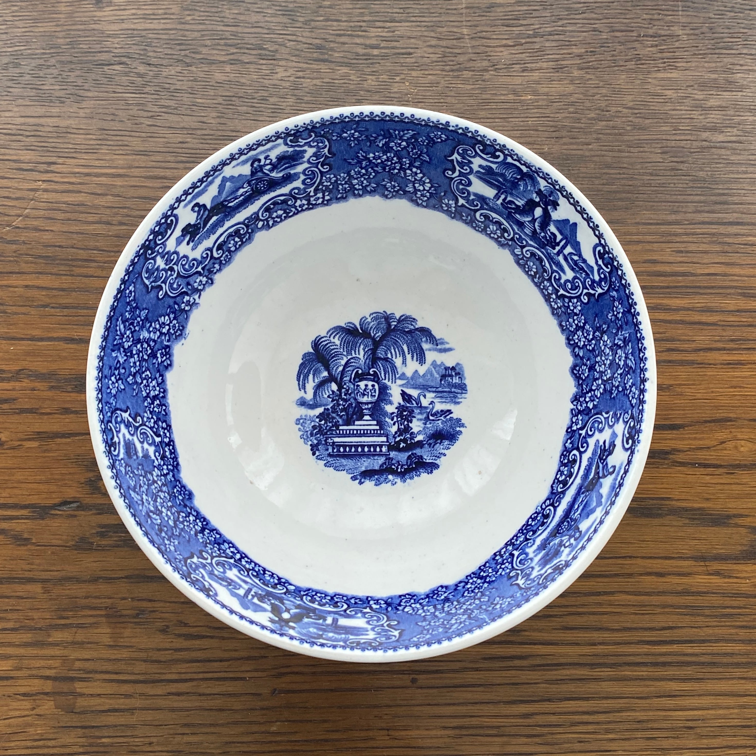 阿蘭陀焼 オランダ焼 デルフト陶器 ペトルス・レグー 銅板転写 鉢