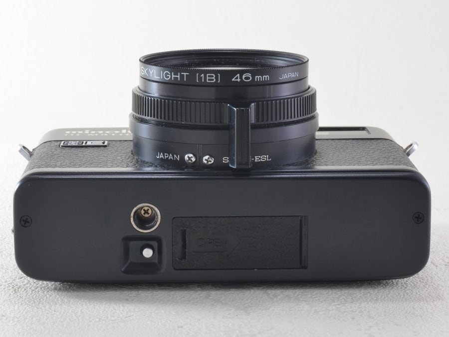 MINOLTA HI-MATIC F ブラック / ROKKOR 38mm F2.7 ミノルタ（50614