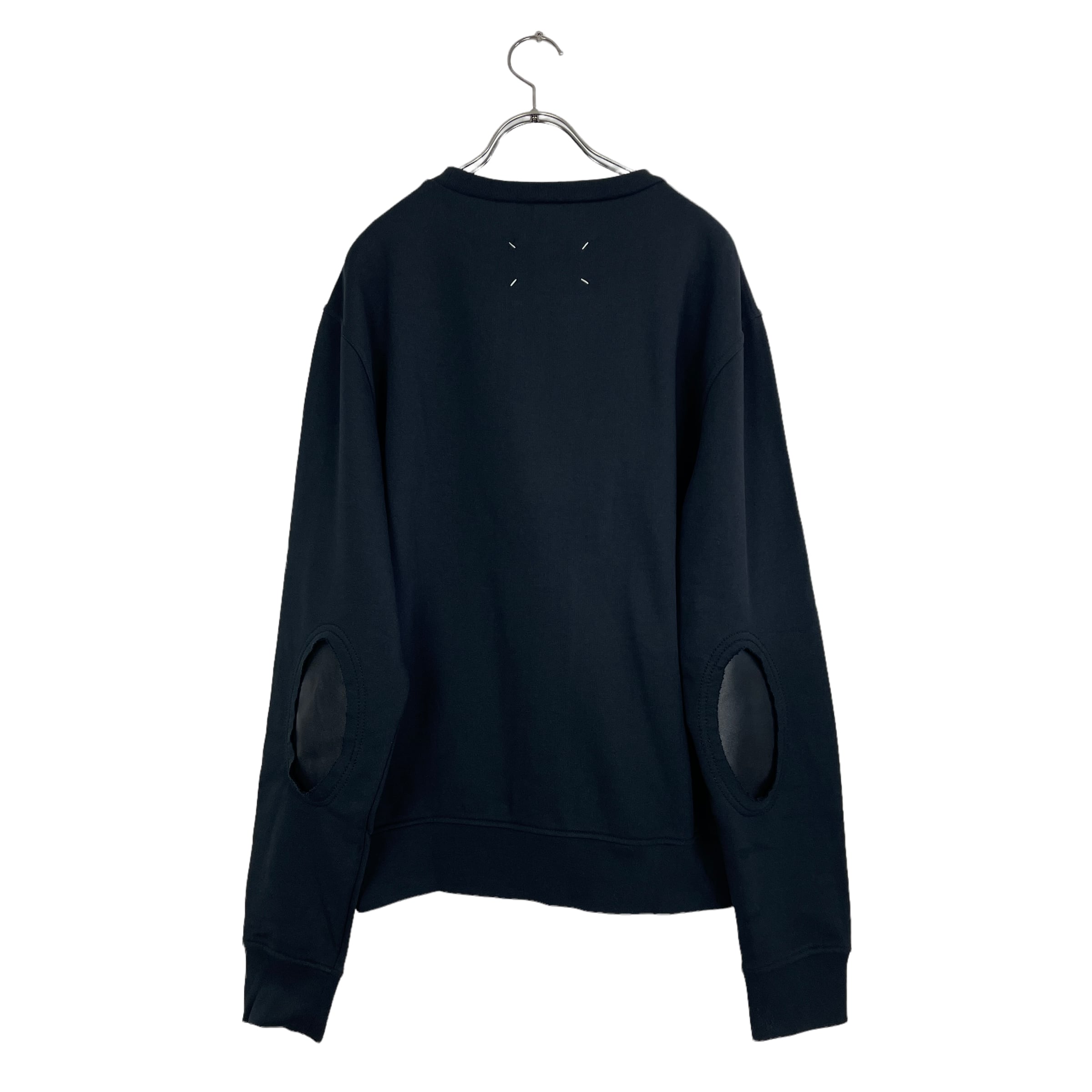 Maison Margiela(メゾン マルジェラ) エルボーパッチスウェット (black